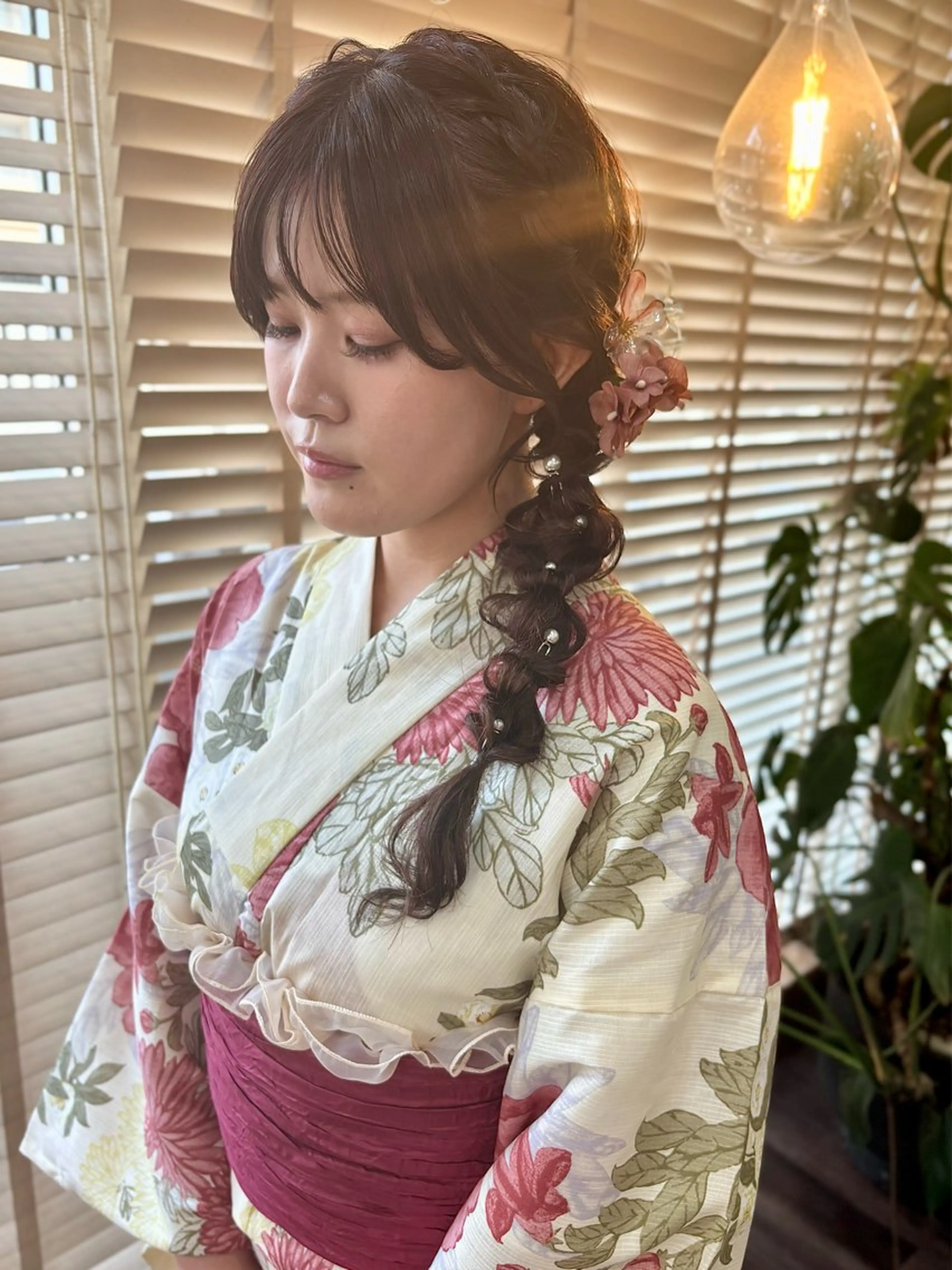 ロング ヘアアレンジ 浴衣 ヘアセット miku ヘアセット/着付けのヘアスタイル