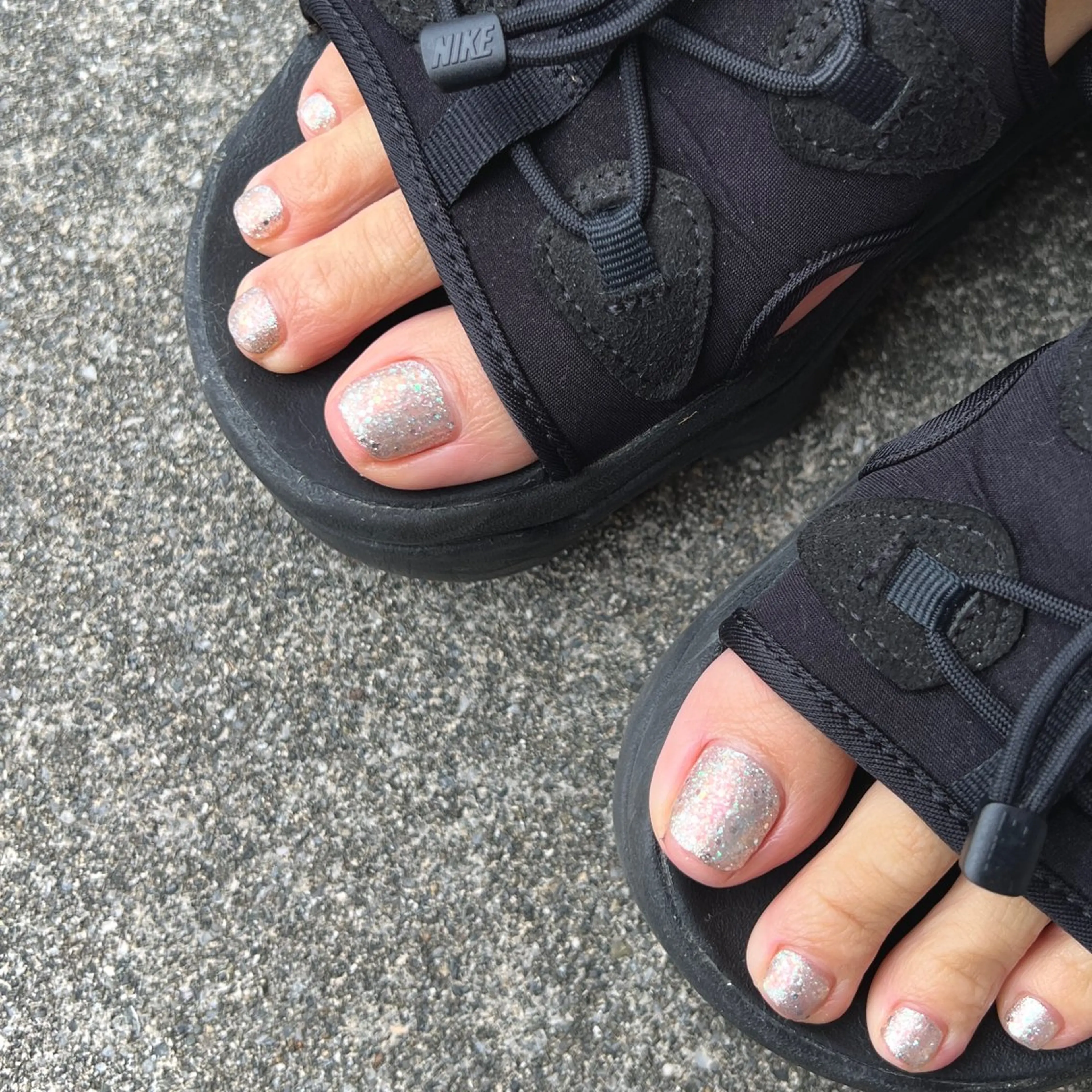 ネイル オーロラネイル ラメ(グリッター) Ri.nail オクマトモカのネイルデザイン