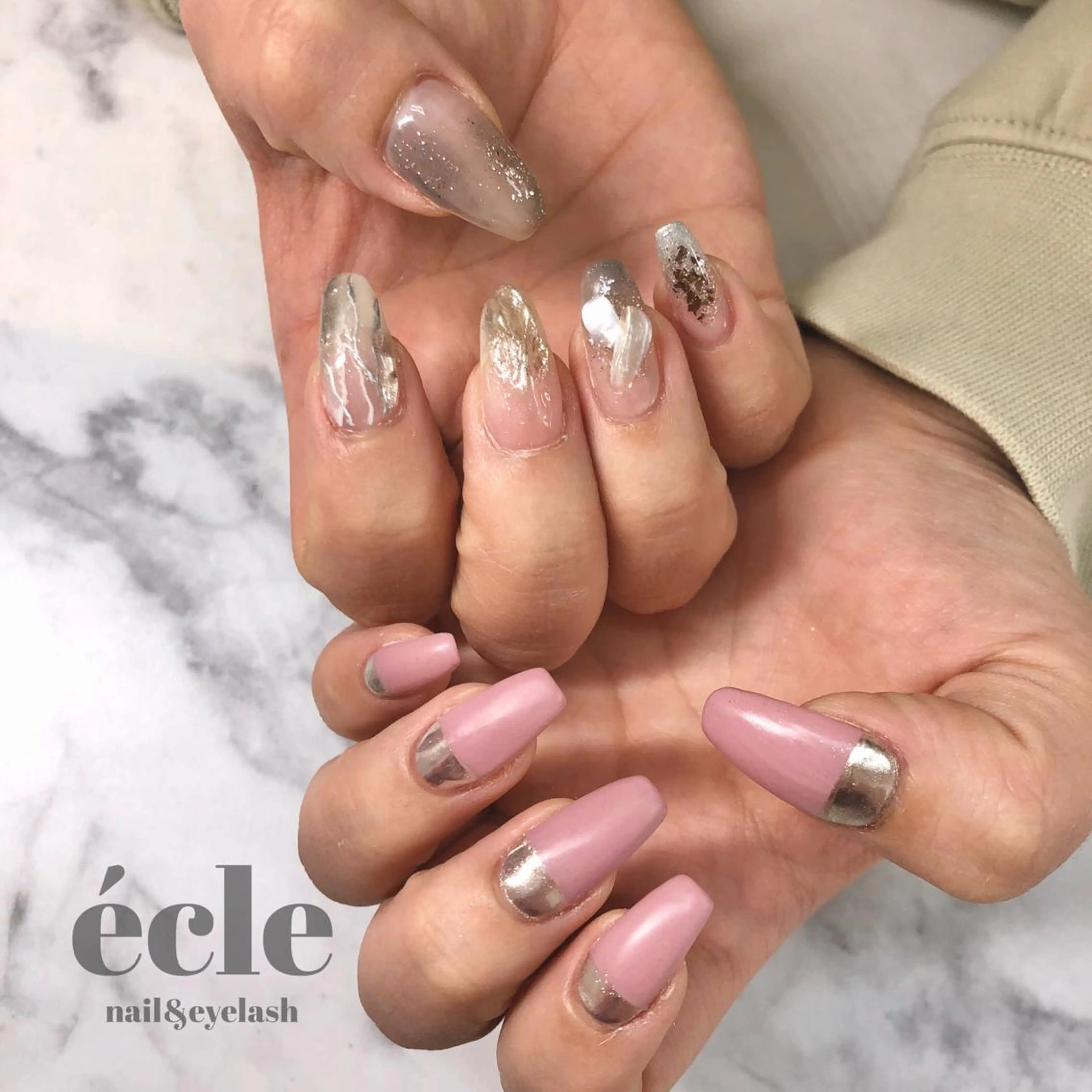 ネイル écle nail&eyeのネイルデザイン