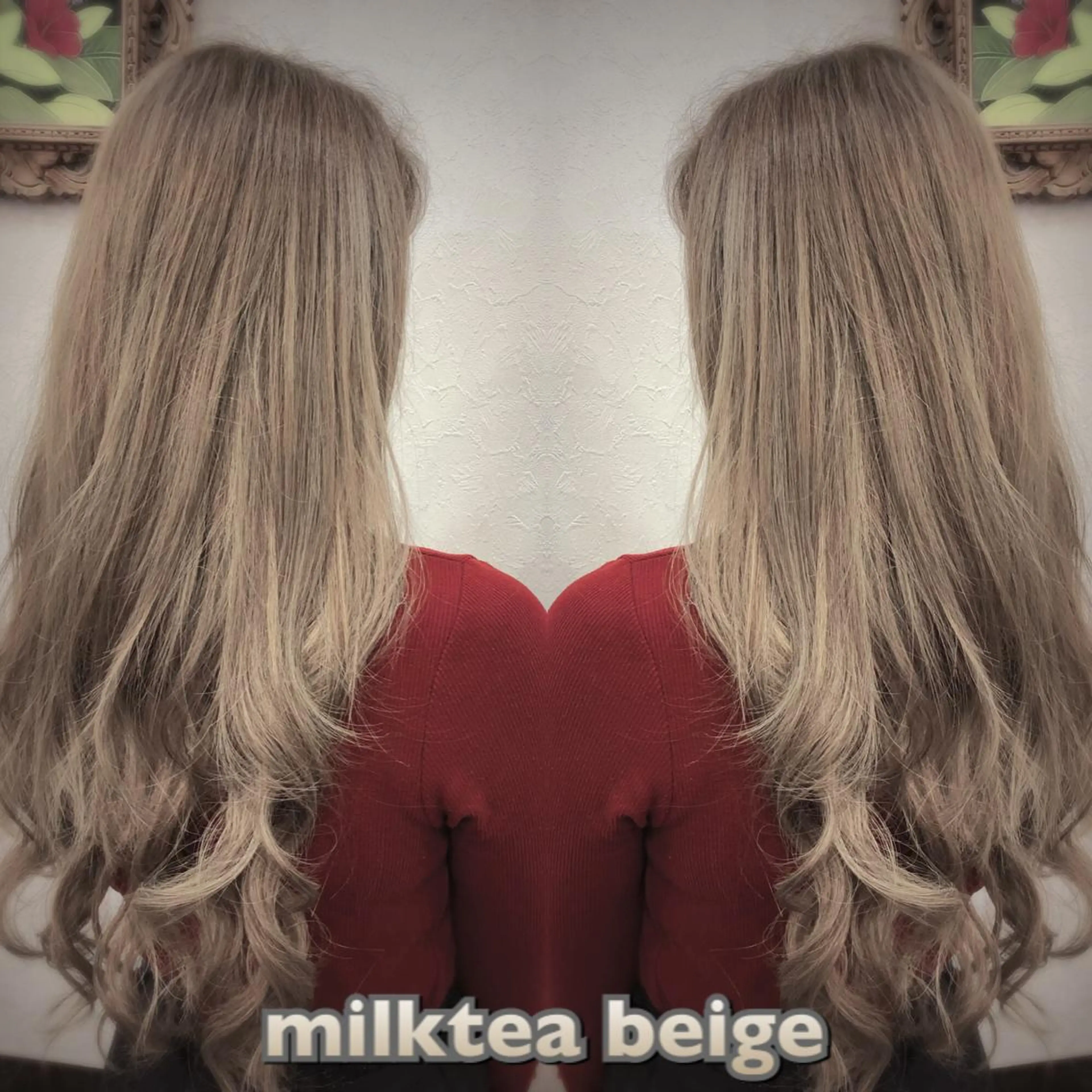 ロング カラー ヘアアレンジ 髪質改善/縮毛矯正 芹沢のヘアスタイル