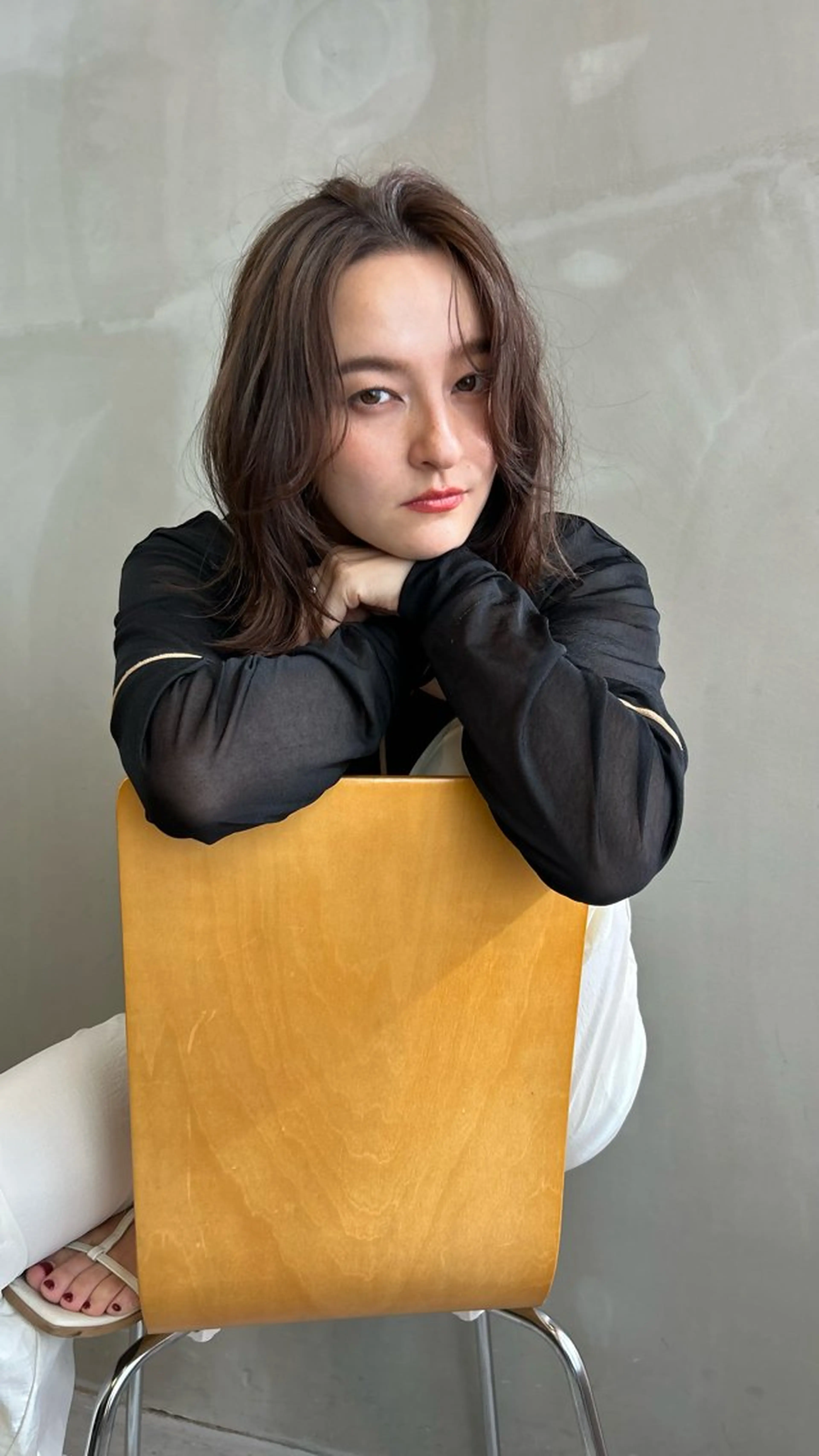 ミディアム カラー カット ヘアカラー トリートメント ショート/ボブ/ 心斎橋/宮脇美奈のヘアスタイル