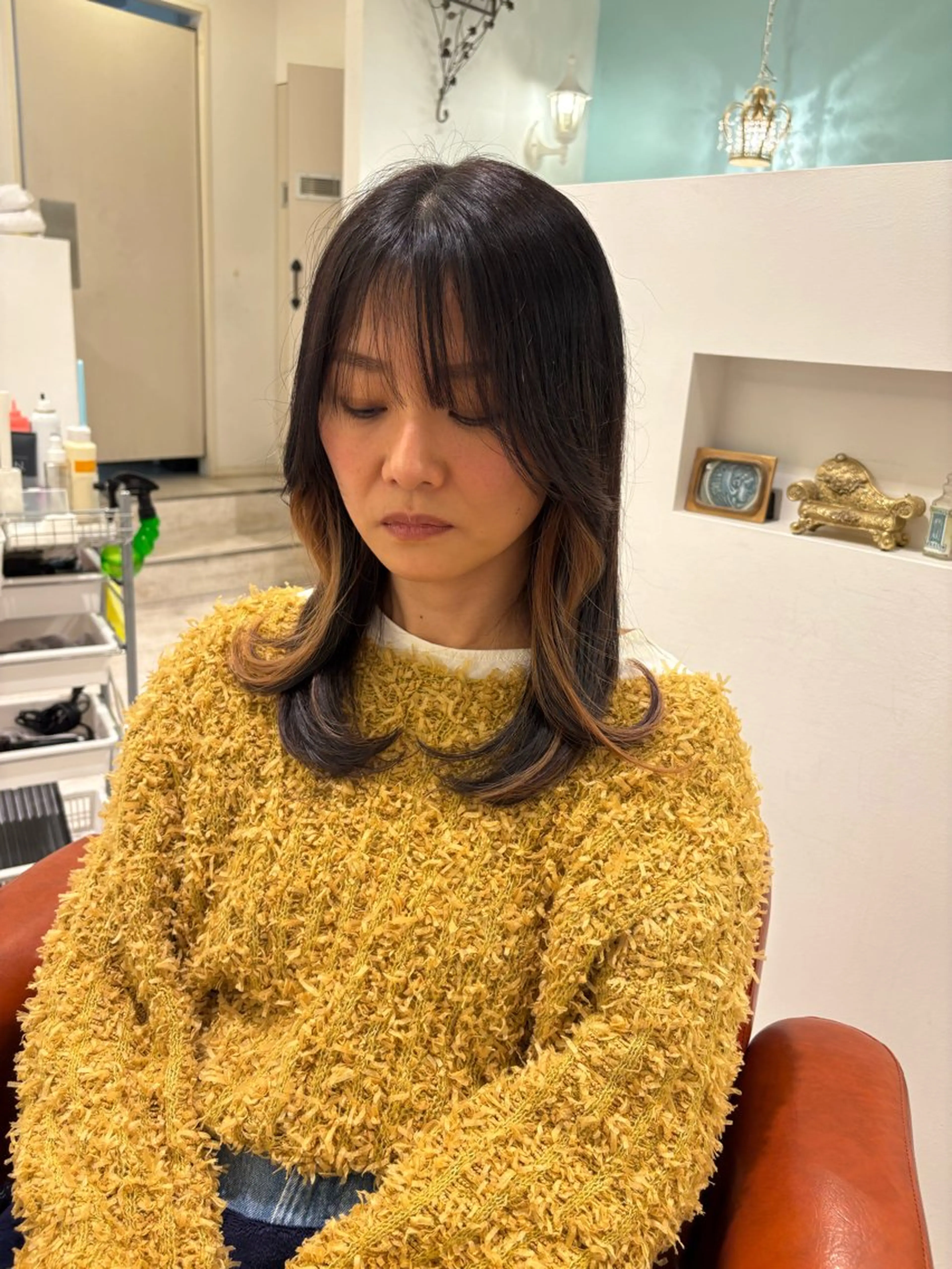 ロング カラー レイヤーカット ヘアカラー Lita たいちのヘアスタイル