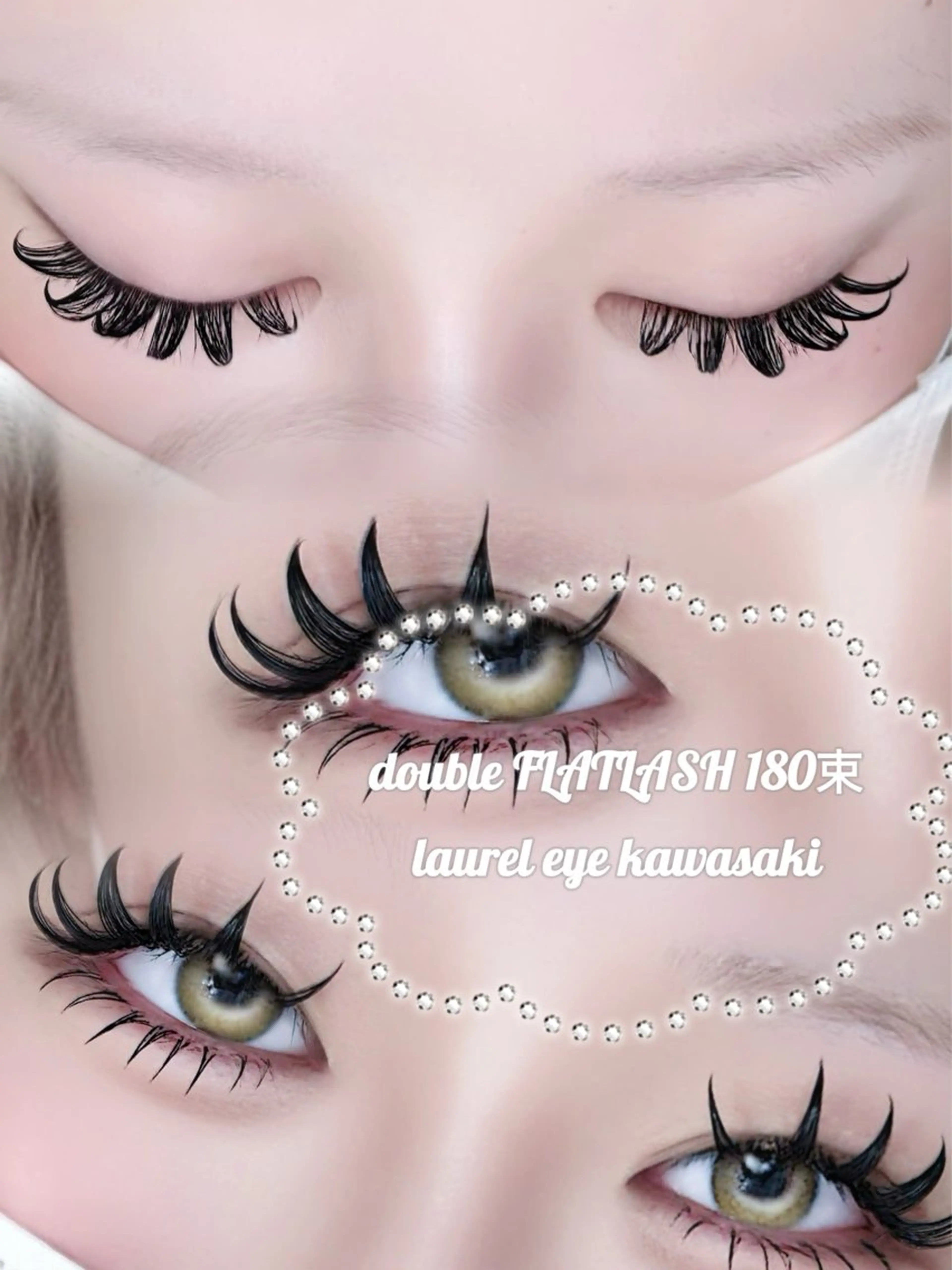 [ギャル💖]ツケマからの卒業🌹上下セットマツエク🫧上フル下40本💎詳しくは説明文にっ✨️の写真