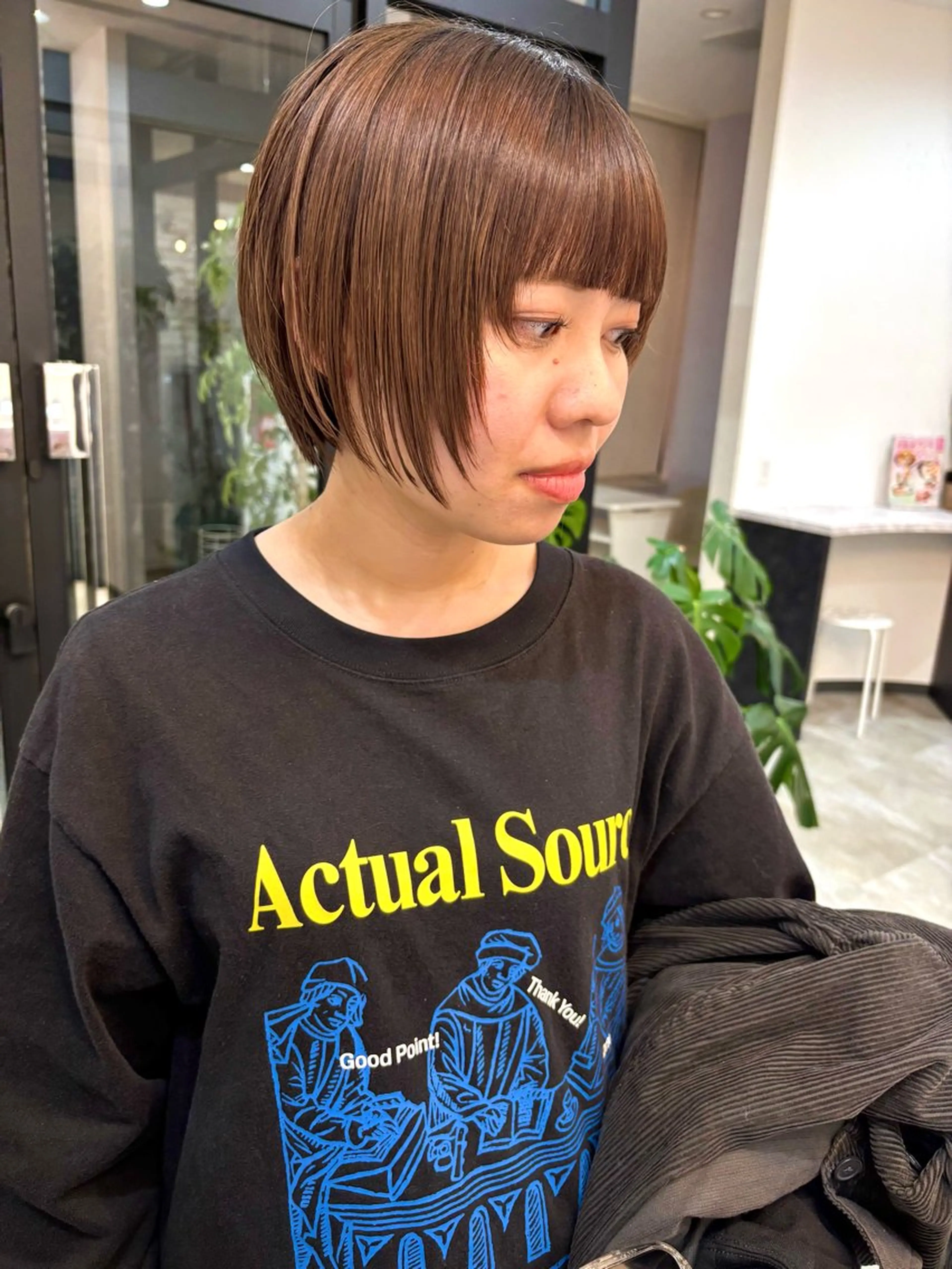 ショート カラー ショートボブ ボブ ショートヘア カット ヘアカラー 新井 広之のヘアスタイル