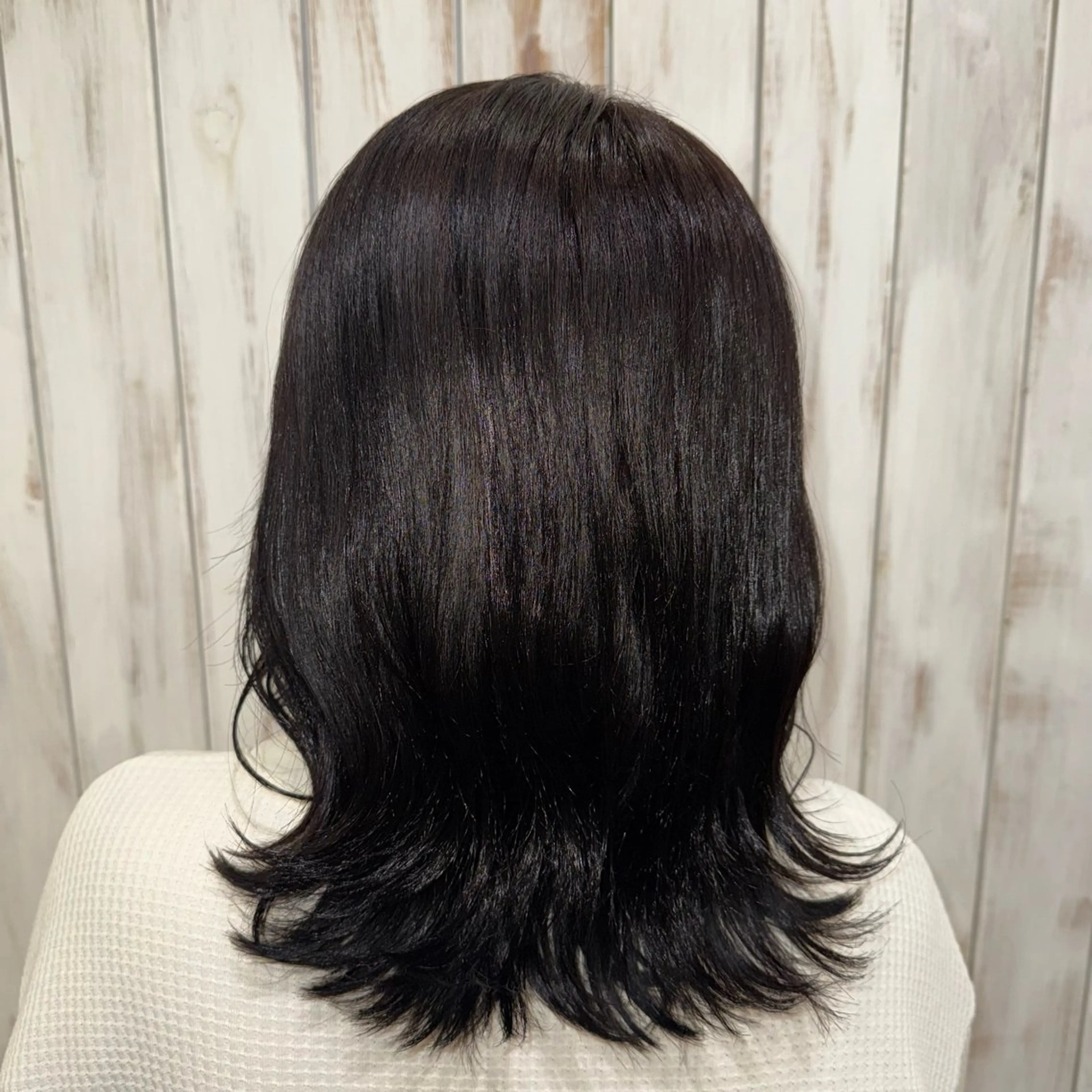 セミロング カラー 野崎 桃実のヘアスタイル