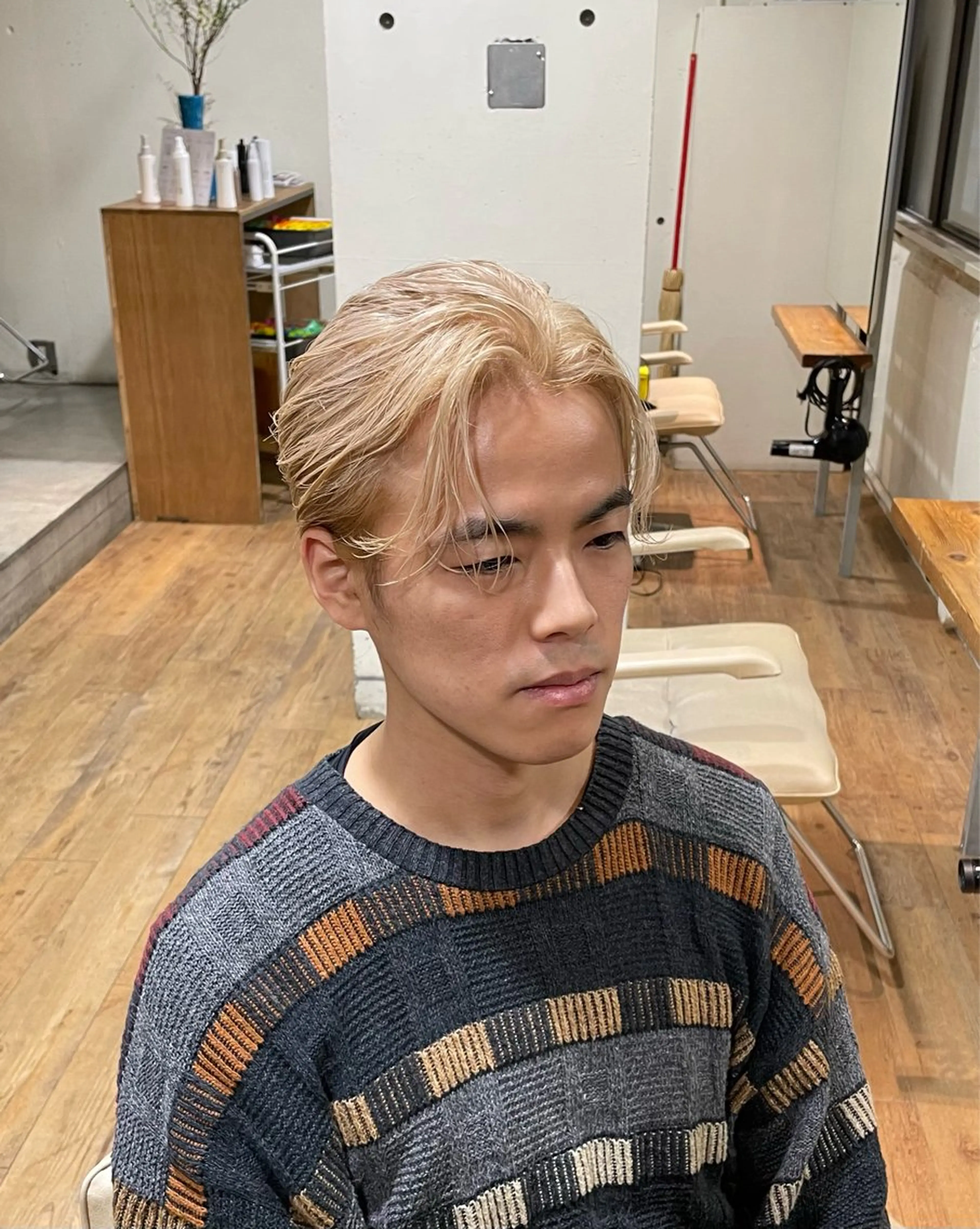 カラー メンズ YUKI 新宿カット パーマ/カラーのヘアスタイル