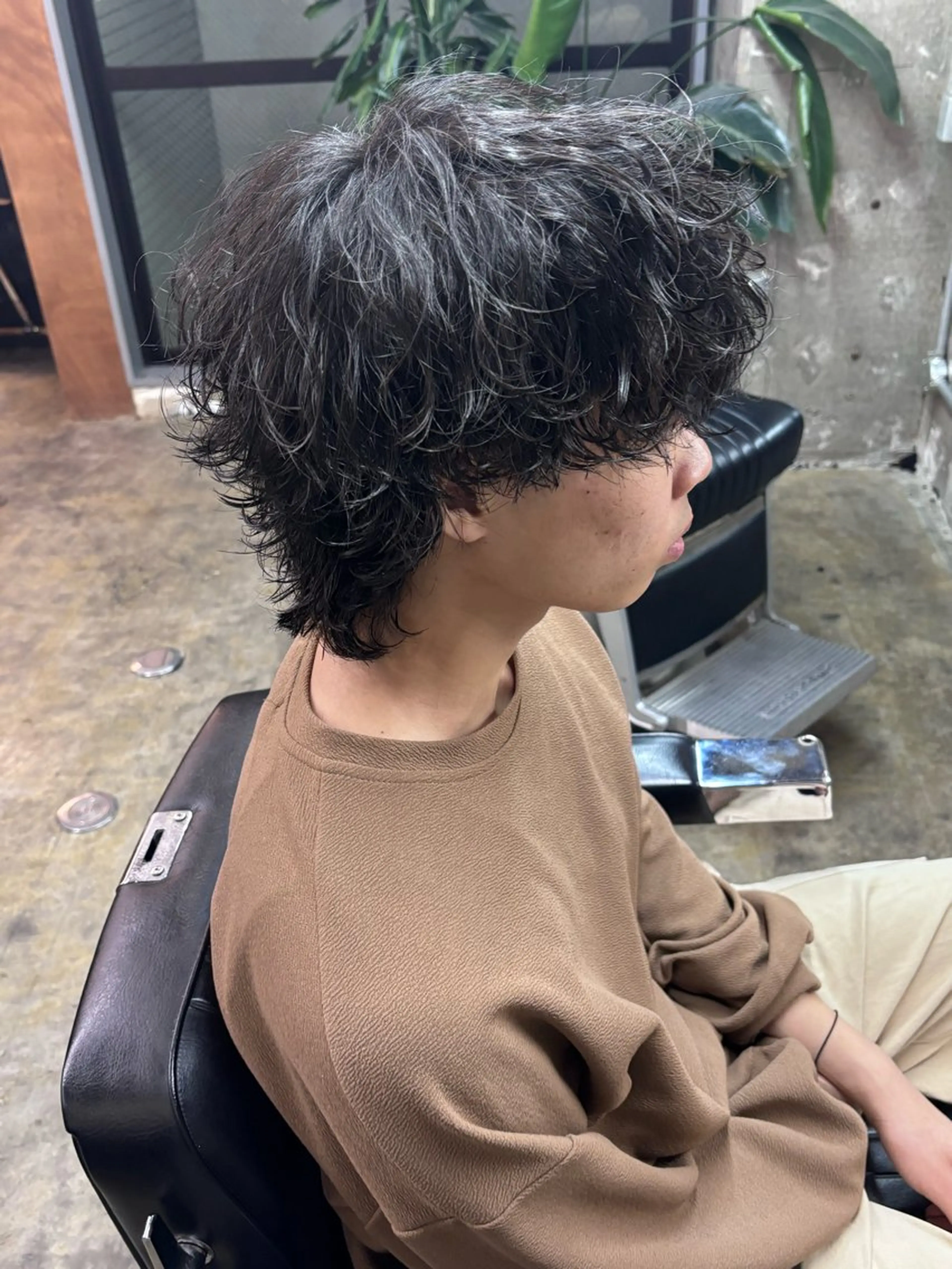 パーマ メンズ カット パーマ 土岐 仁/メンズ専門 パーマ特化美容師🌀のヘアスタイル