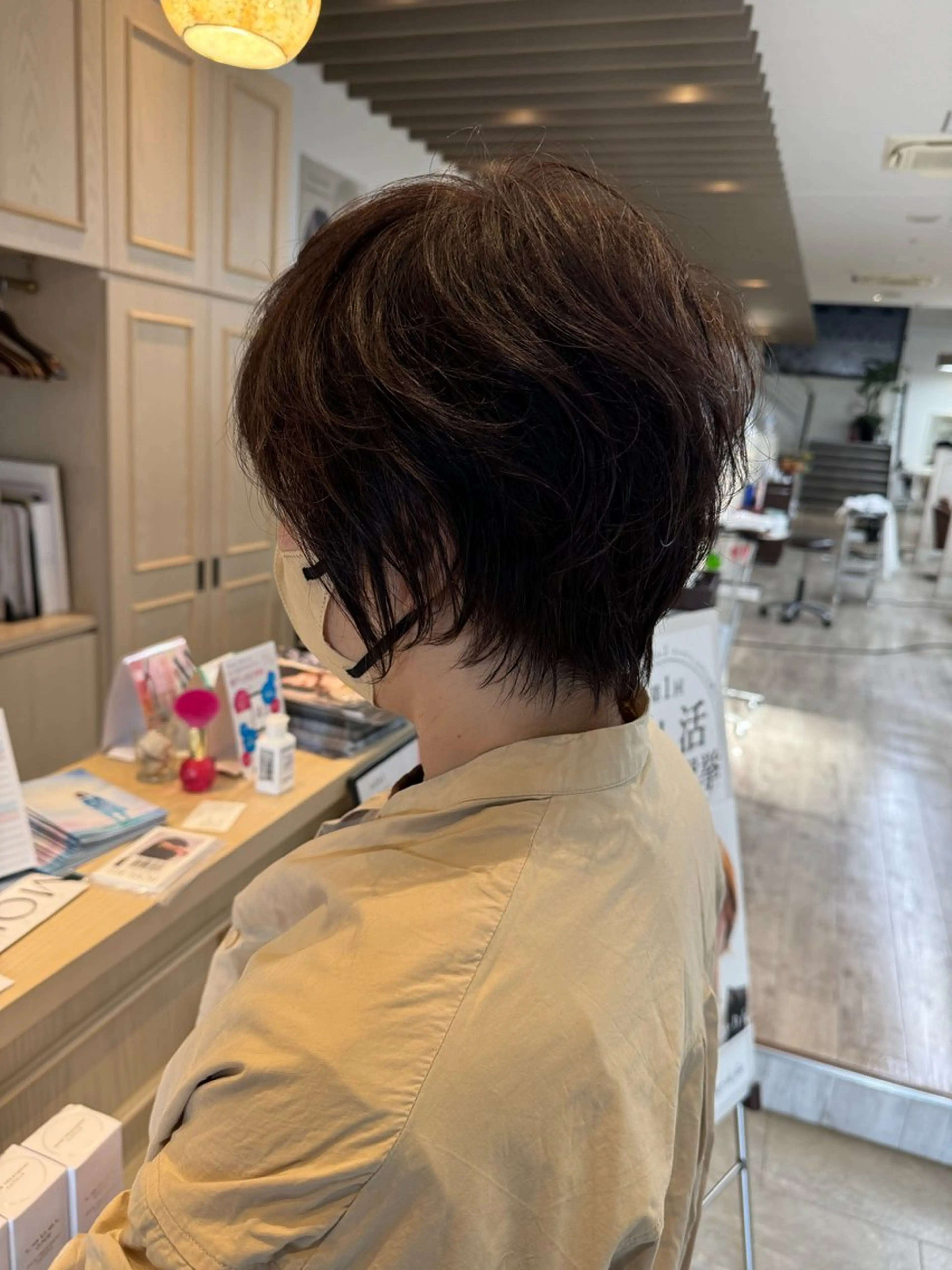 ショート ショート/ボブ パーマ/中原のヘアスタイル