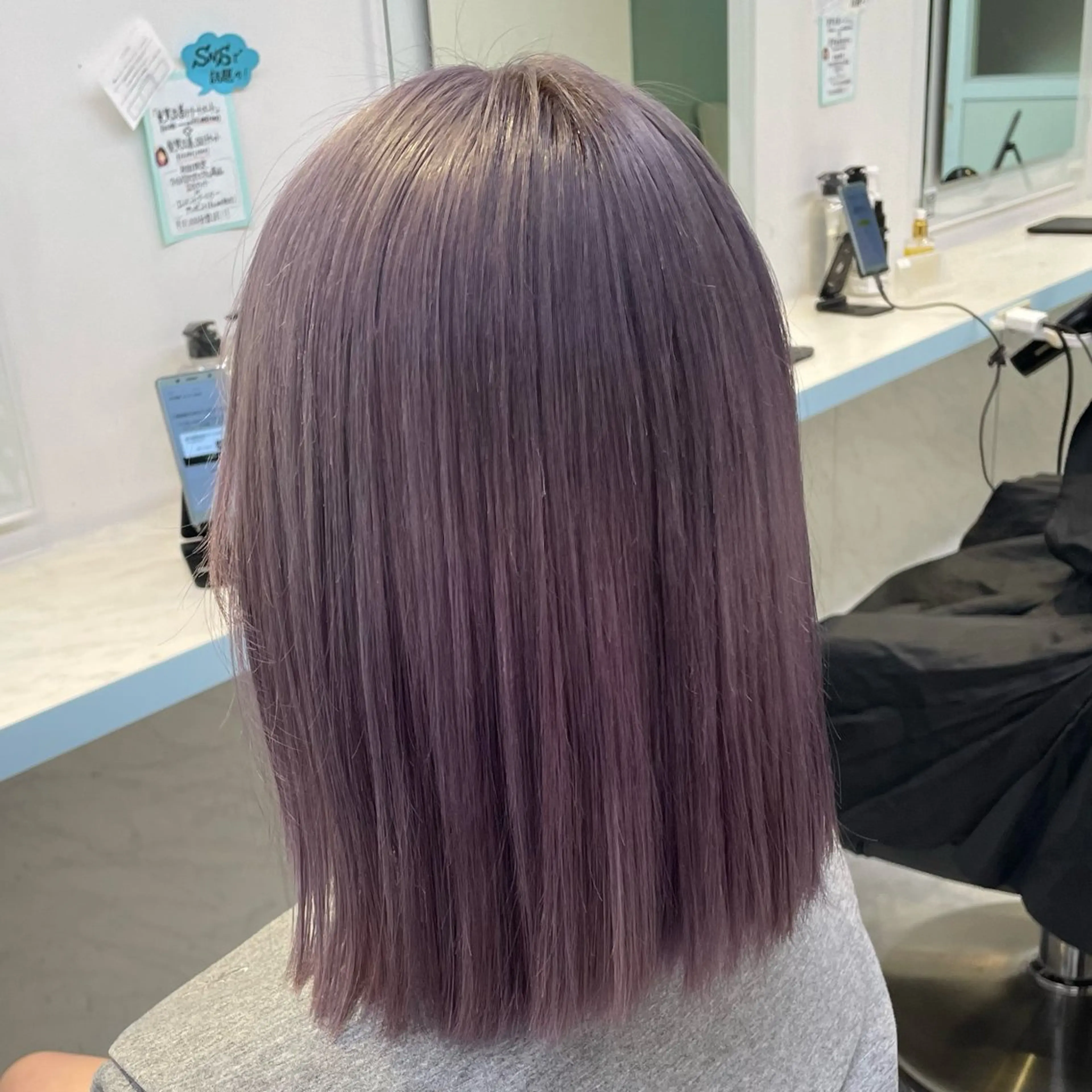 ミディアム カラー 🎀🧁ダメージレス 艶髪カラー🧁🎀のヘアスタイル