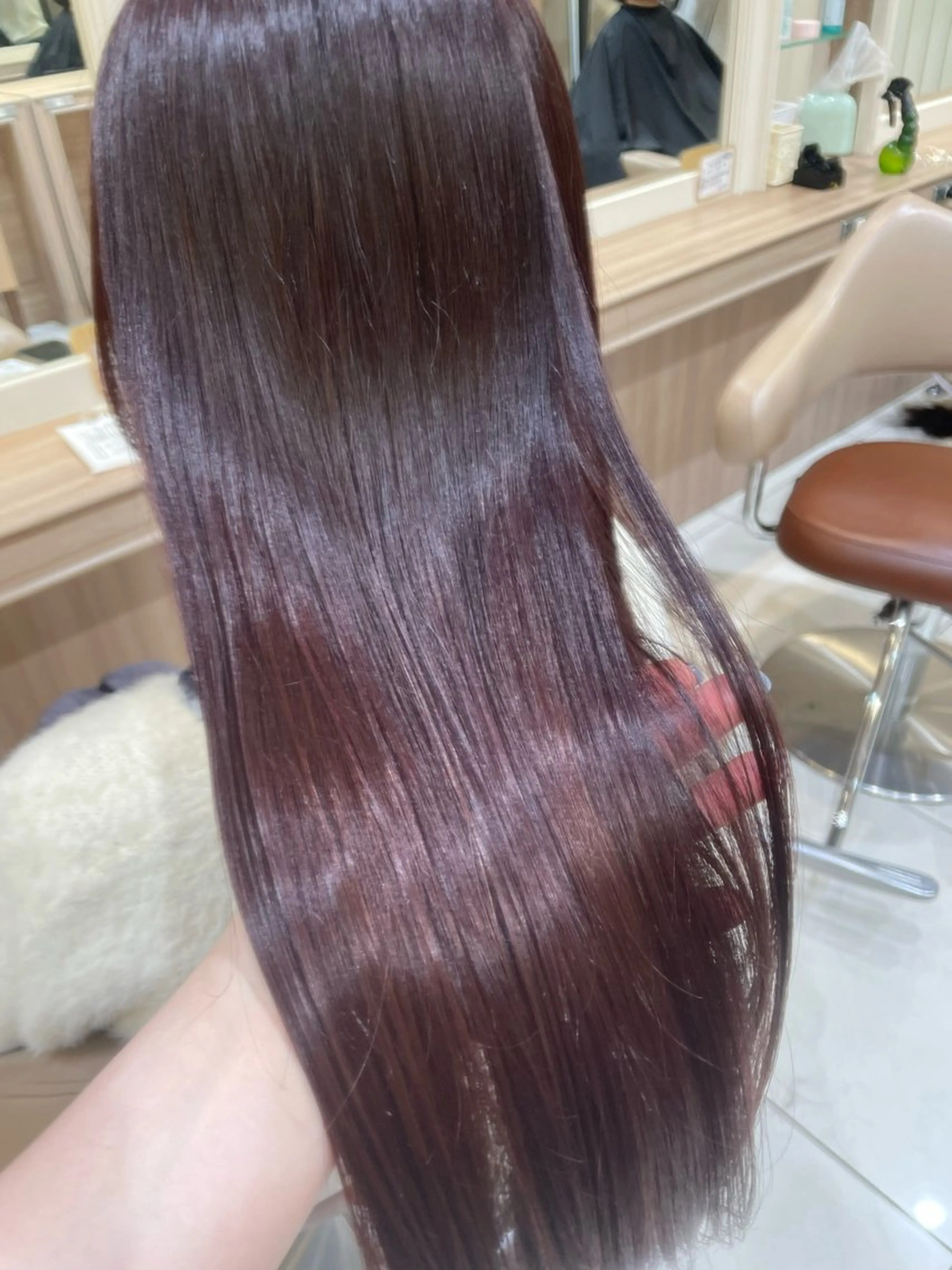 ロング カラー 透明感カラー イルミナカラー ロング トリートメント カット ヘアカラー トリートメント 韓国ヘアメイク🎀/ 縮毛矯正✨山本媛香のヘアスタイル