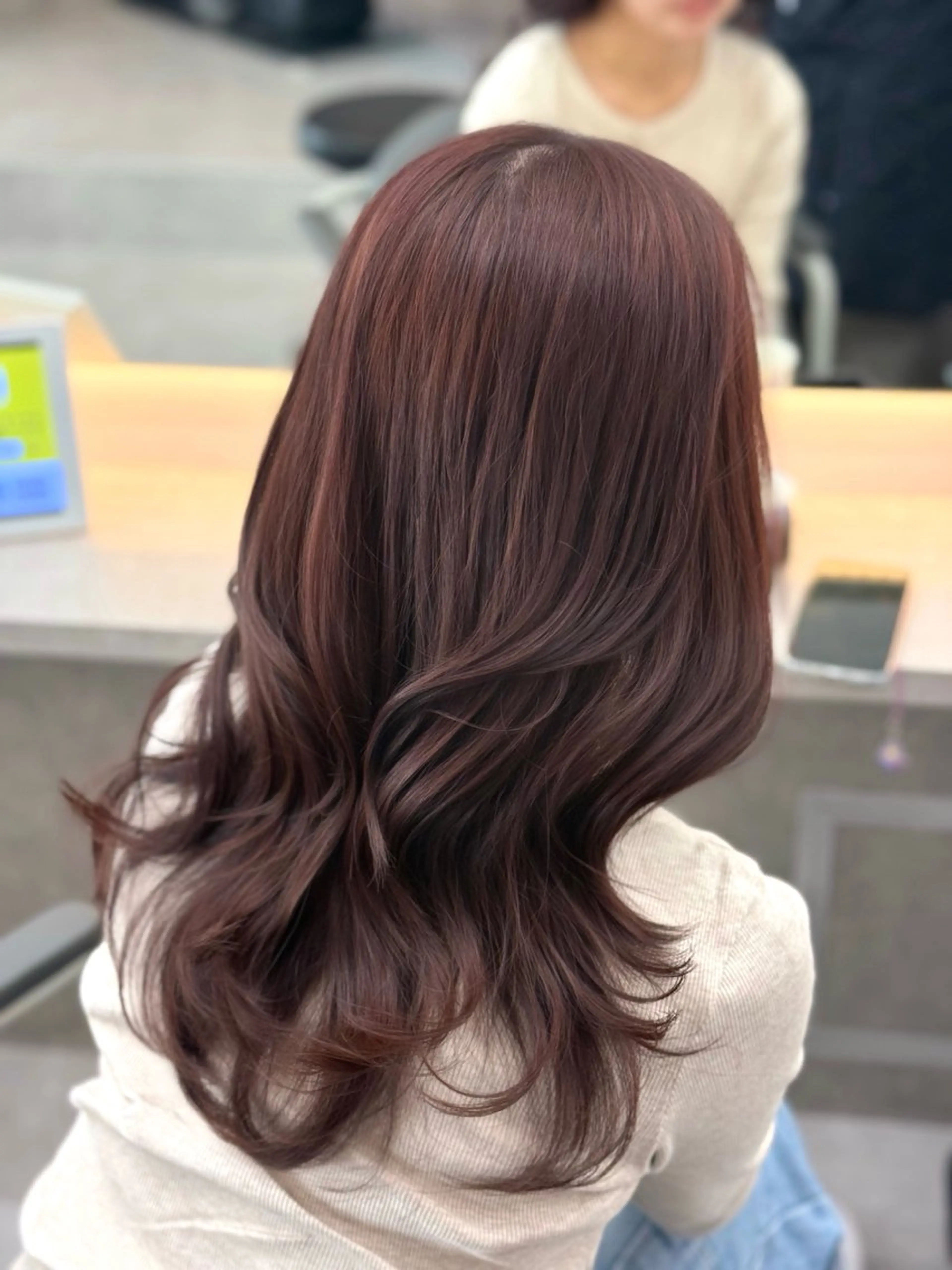 セミロング カラー アッシュ ブリーチ 透明感カラー ダブルカラー グレージュ ヘアカラー トリートメント SOYON 名駅2号店所属・髪質改善カラー🦋 レイヤー/ナカネのヘアスタイル