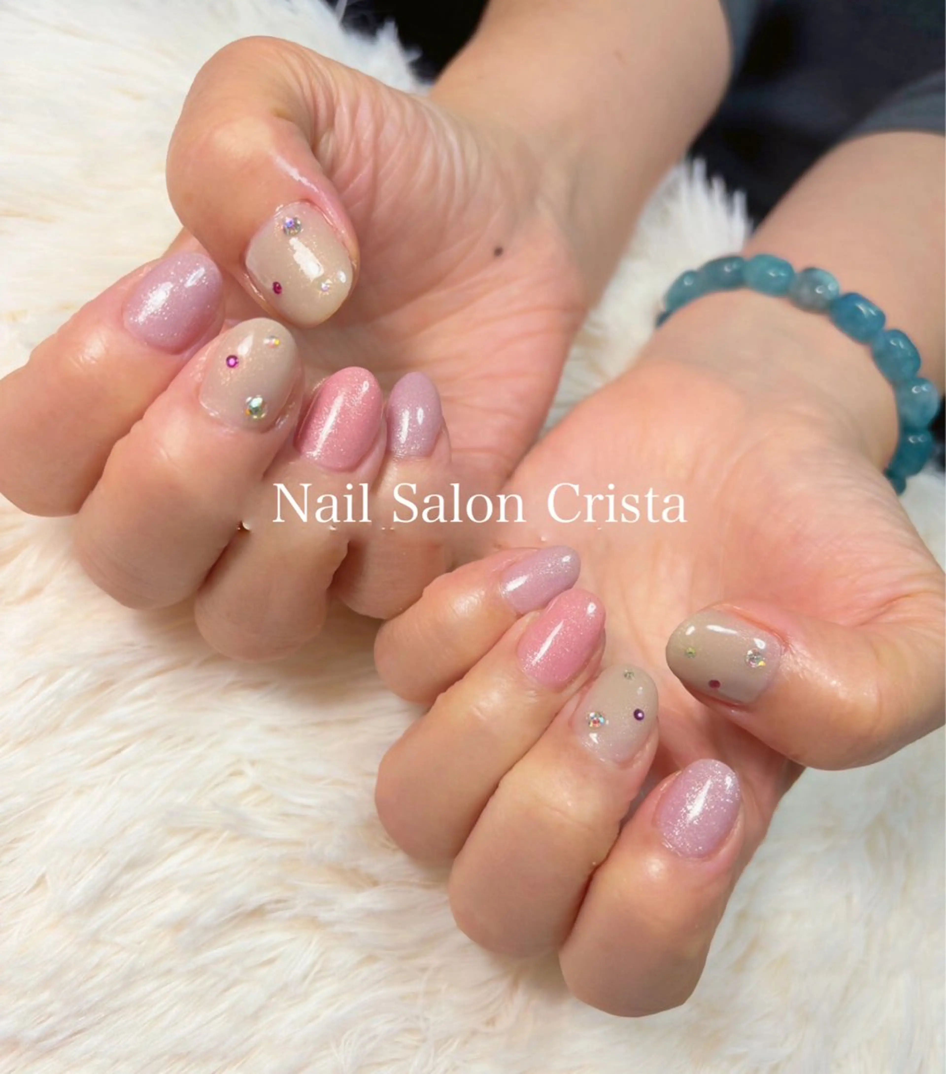 ネイル シンプルネイル ハンドネイル CRISTA所属・CRISTA MOMOのネイルデザイン