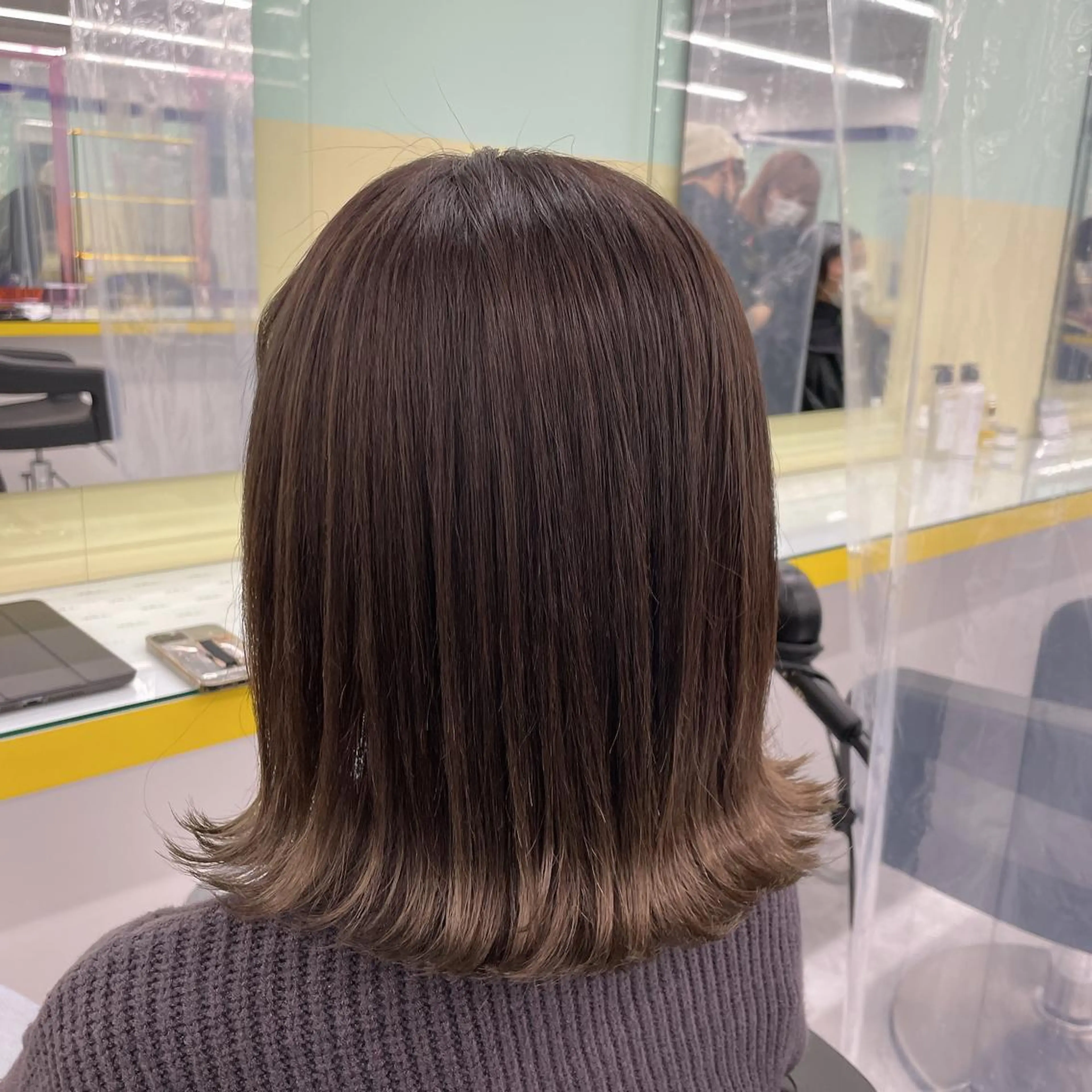 セミロング カラー パーマ ヘアアレンジ カット ヘアカラー トリートメント ヘアセット 【透明感×レイヤー】 🍃RIKU🍃のヘアスタイル