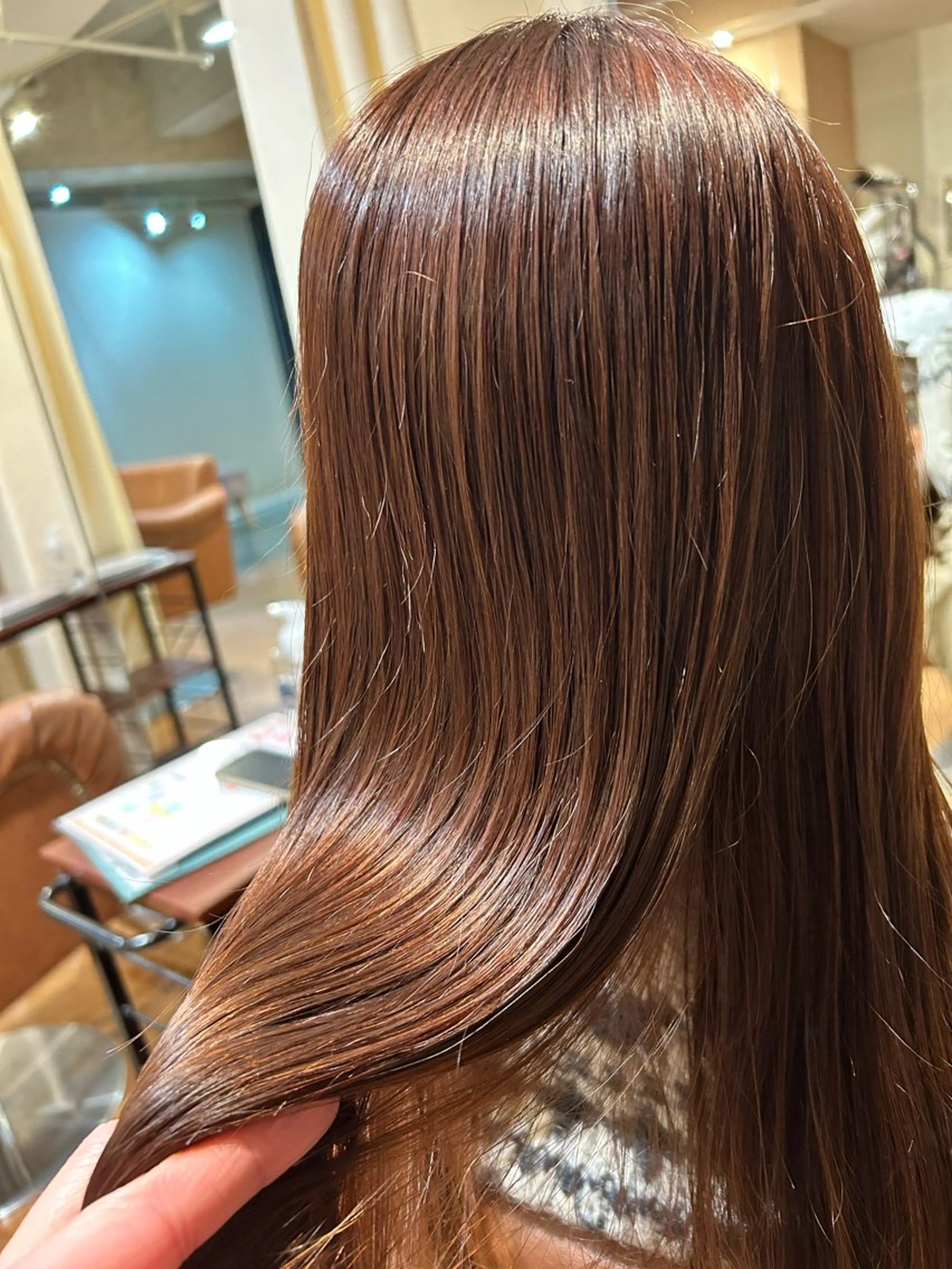 カラー ブラウンカラー マロンブラウン 木林 真也のヘアスタイル