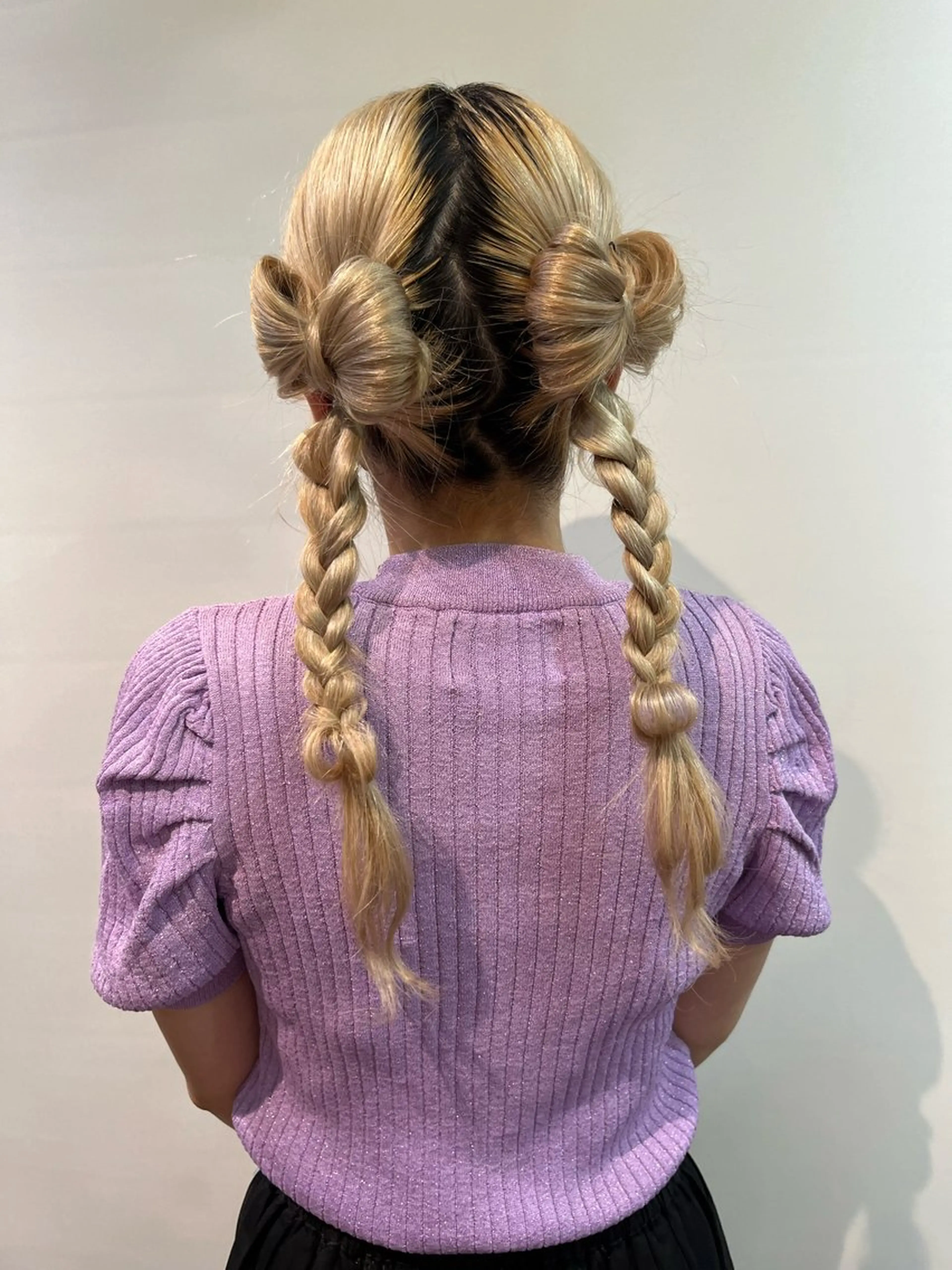 ヘアアレンジ 💖デザインカラー/ タダ ハナカ💖のヘアスタイル