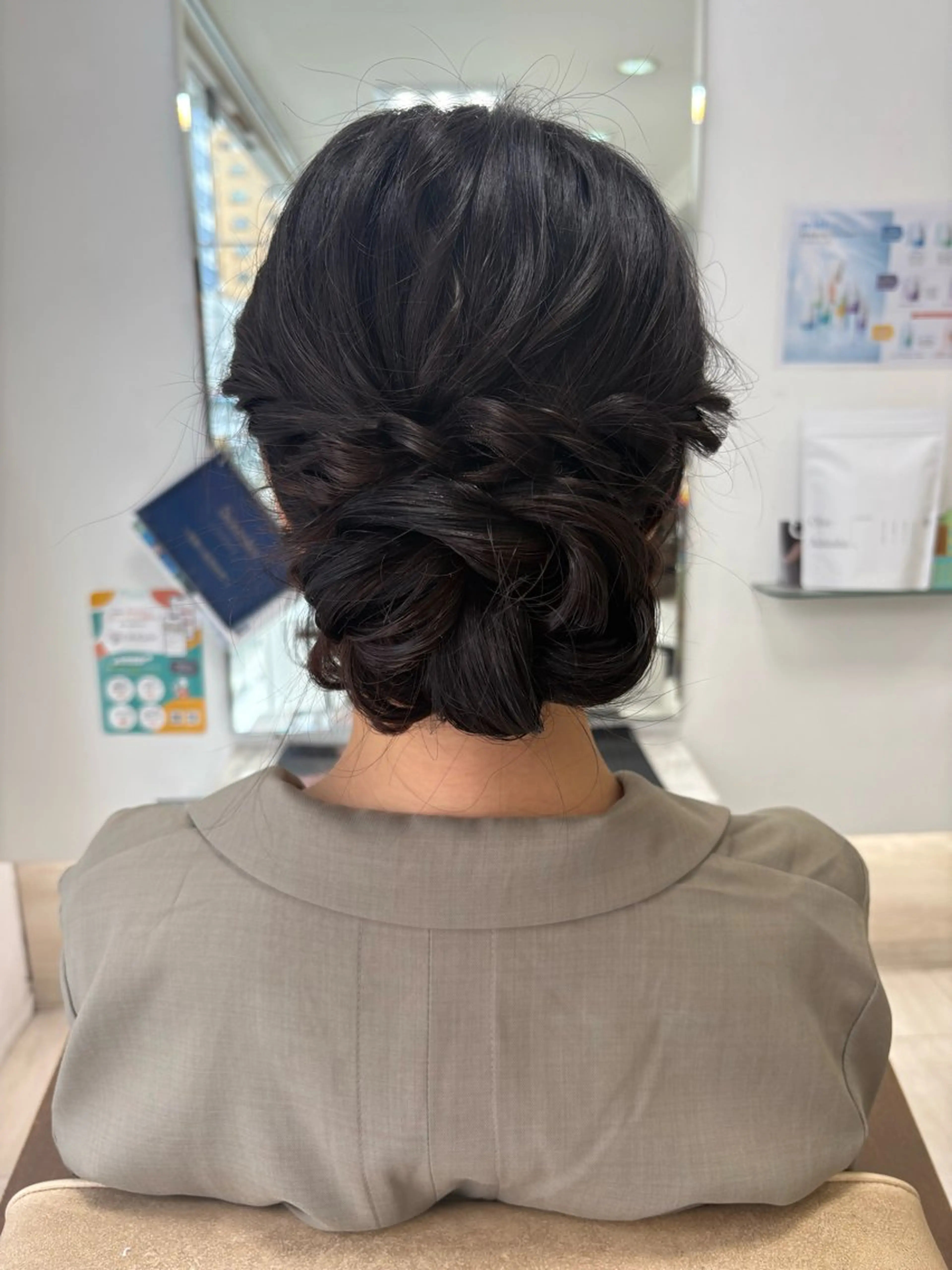 ヘアセット 栗田 優月のヘアスタイル