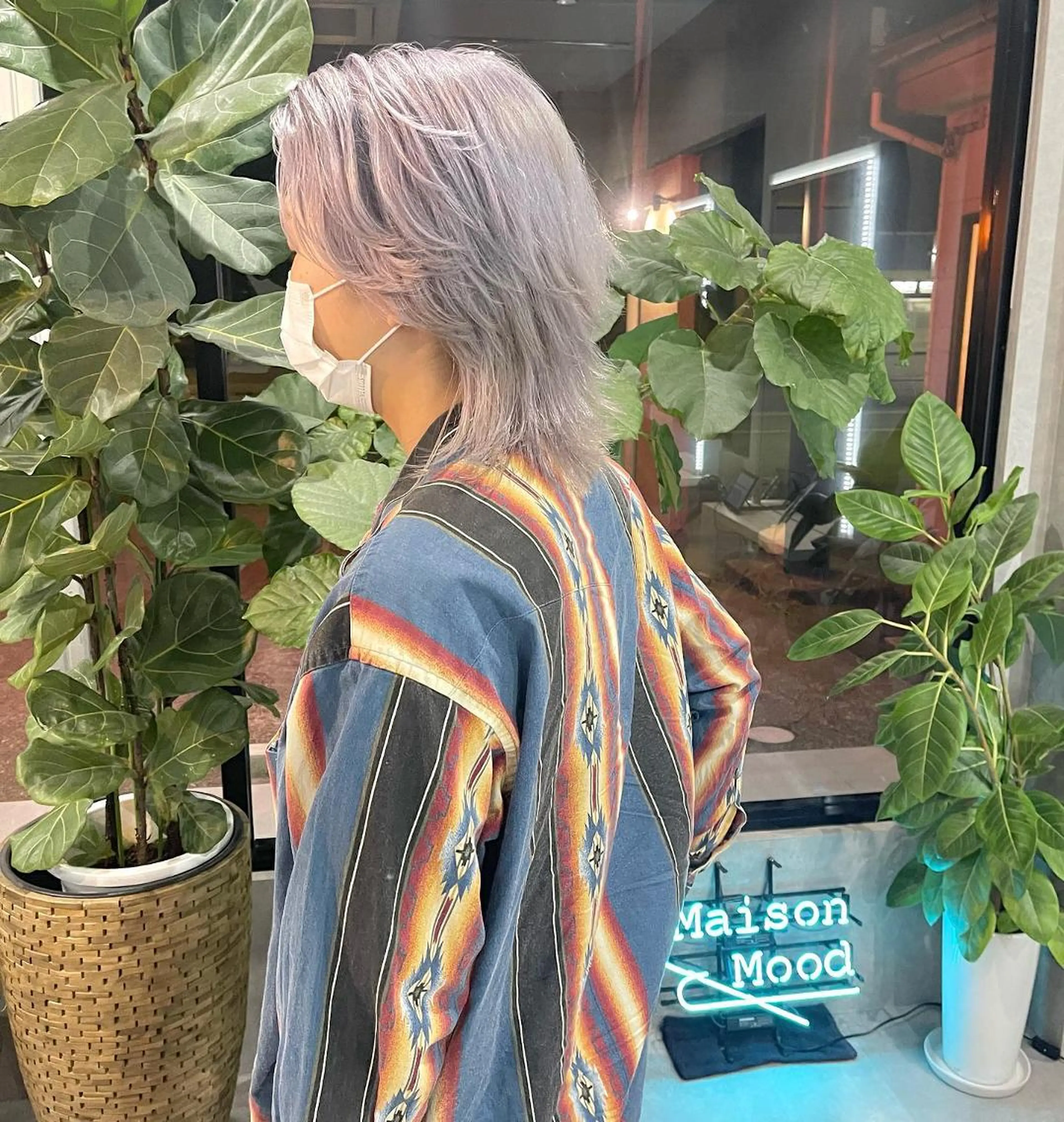 ミディアム イエローカラー 一ノ瀬 暁のヘアスタイル