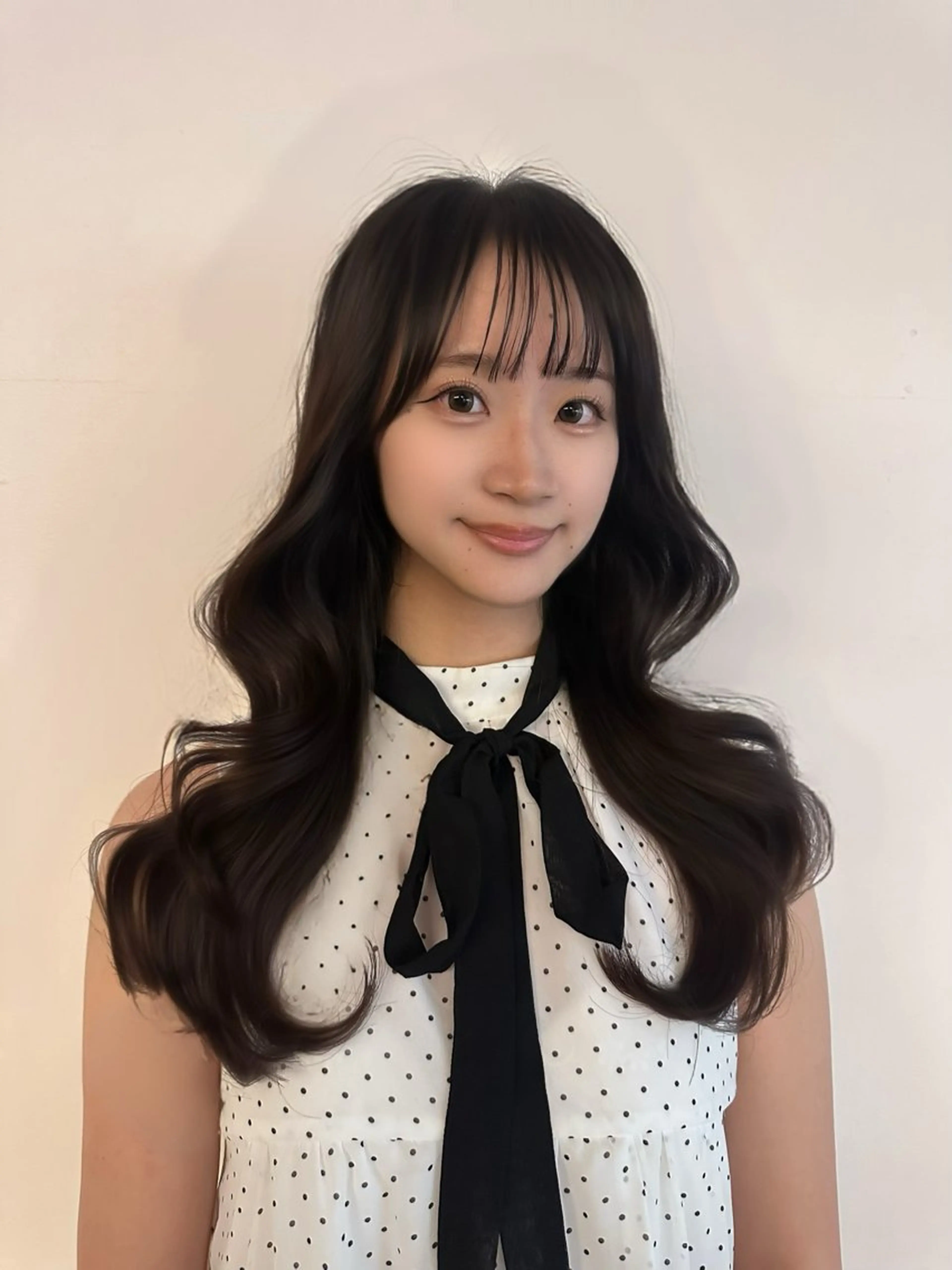 ロング 中嶋蓮 透明感カラー韓国ヘアのヘアスタイル