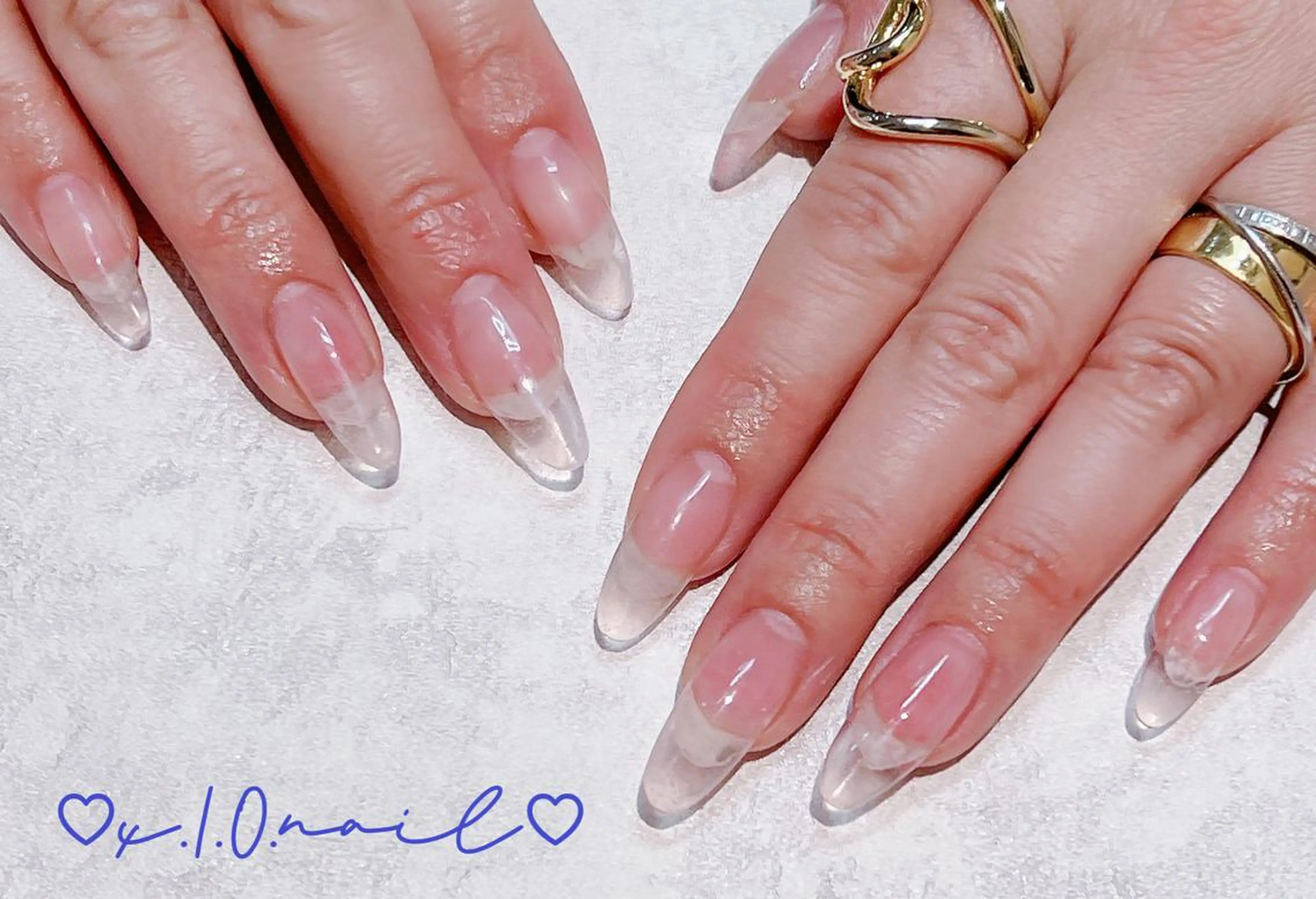 ネイル アニマル柄 アートネイル クリアネイル ニュアンスネイル スカルプネイル ハンドネイル x.1.0.nail ♡Cのネイルデザイン
