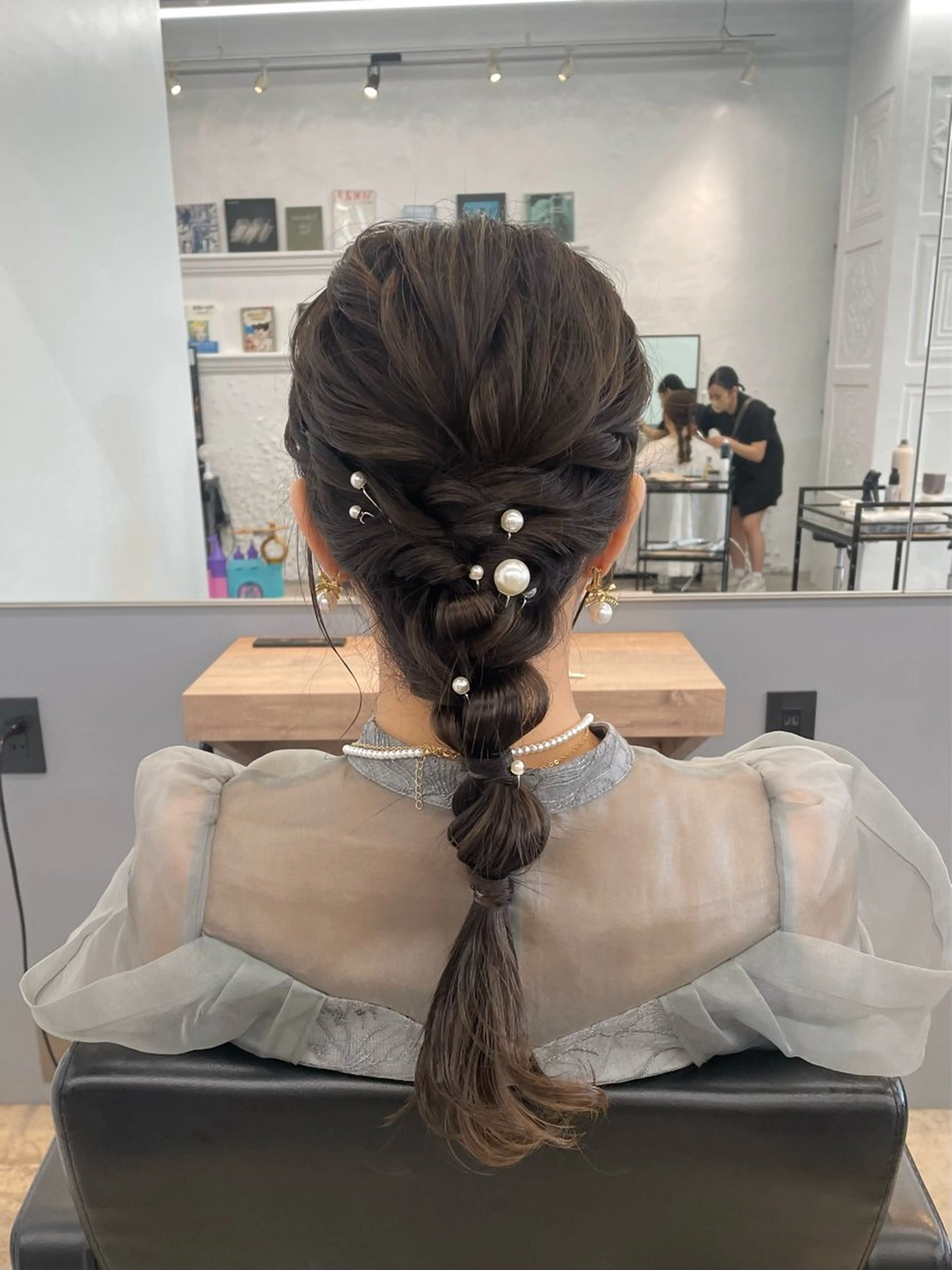 ロング ヘアアレンジ ヘアセット 🍑暖色／レイヤー／ 真希🎀のヘアスタイル