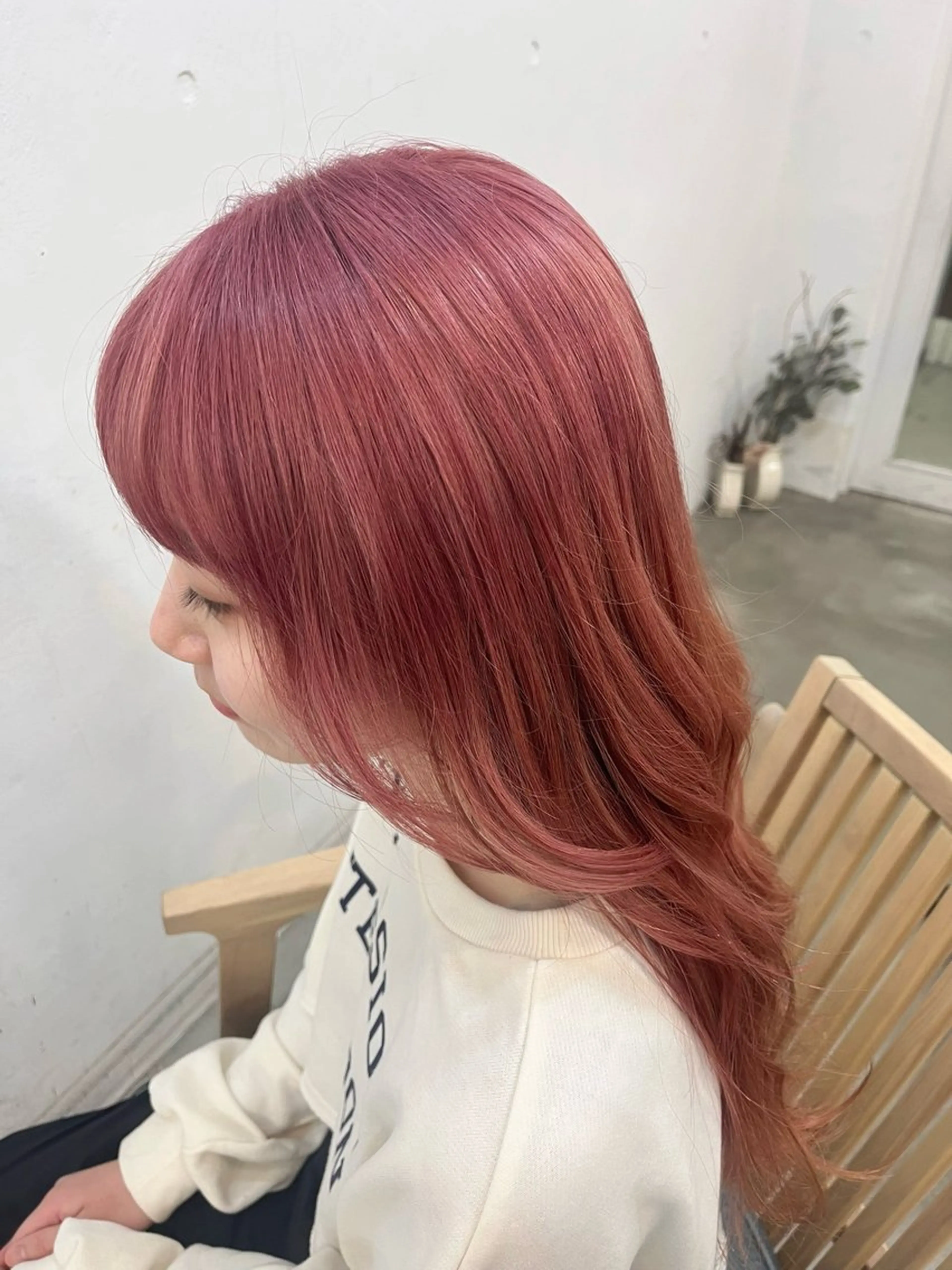 ロング カラー ヘアアレンジ hazuki🐈‍⬛ 透明感カラーのヘアスタイル