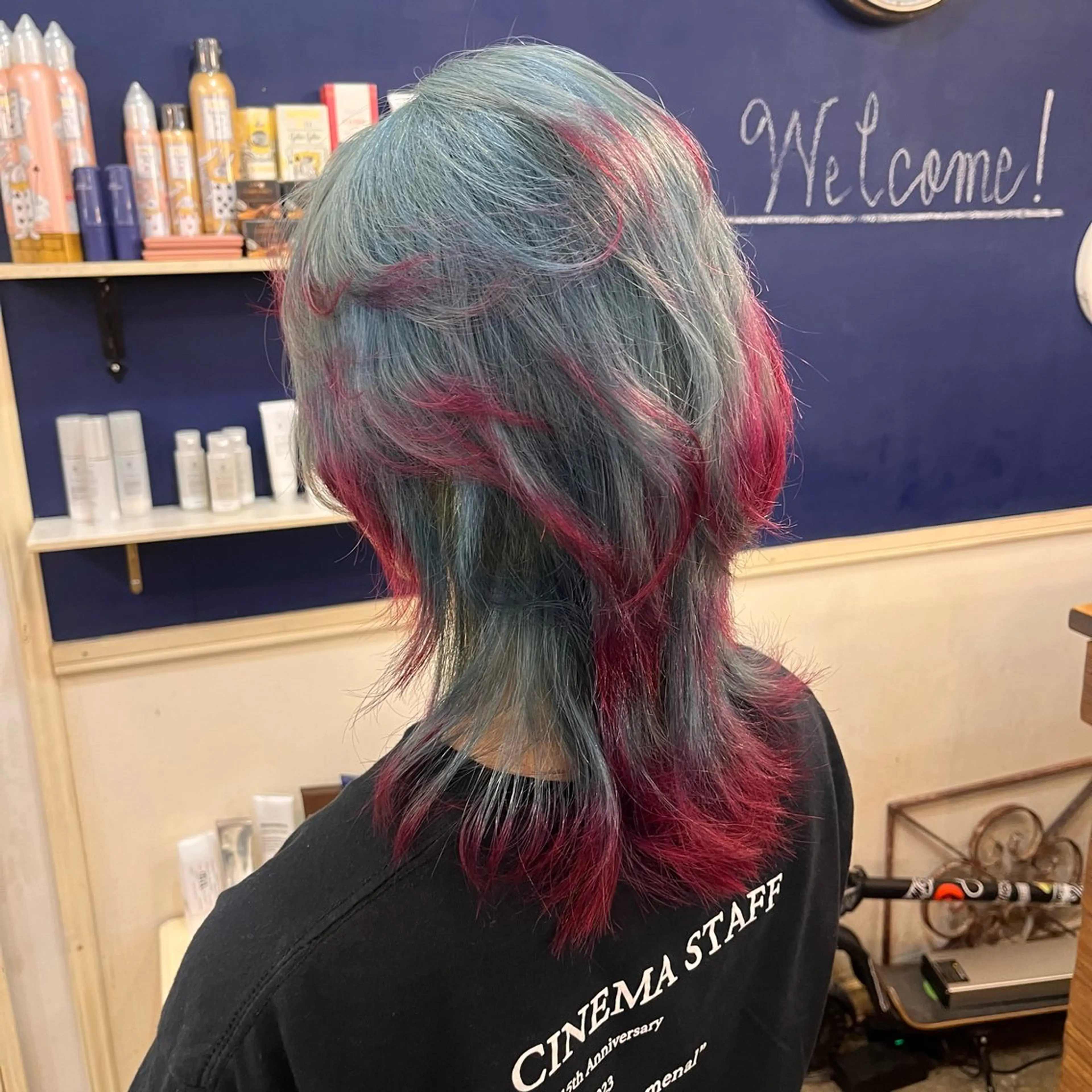 セミロング カラー ブリーチ デザインカラー 似合わせカット mary'sメリー /ニュアンスカラーのヘアスタイル