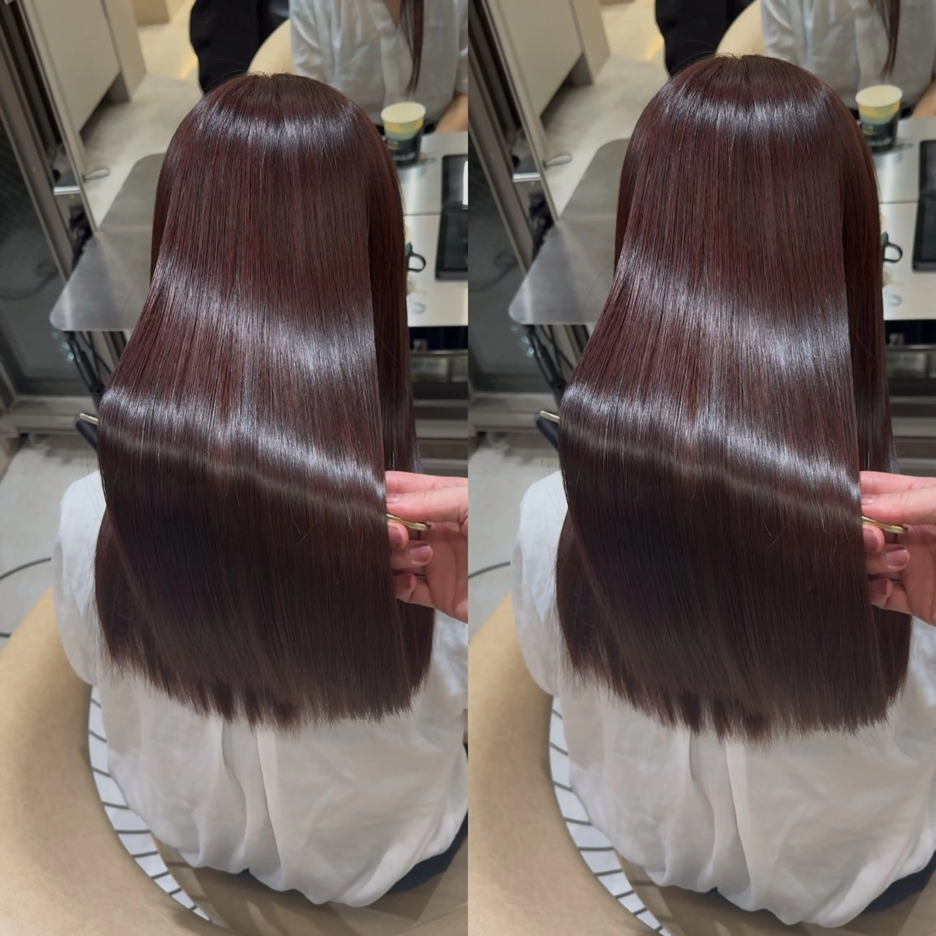 人気No.1🥇🥇破格‼️最先端髪質改善リンゴ幹細胞トリートメント+カット✂️+艶カラー🍀の写真