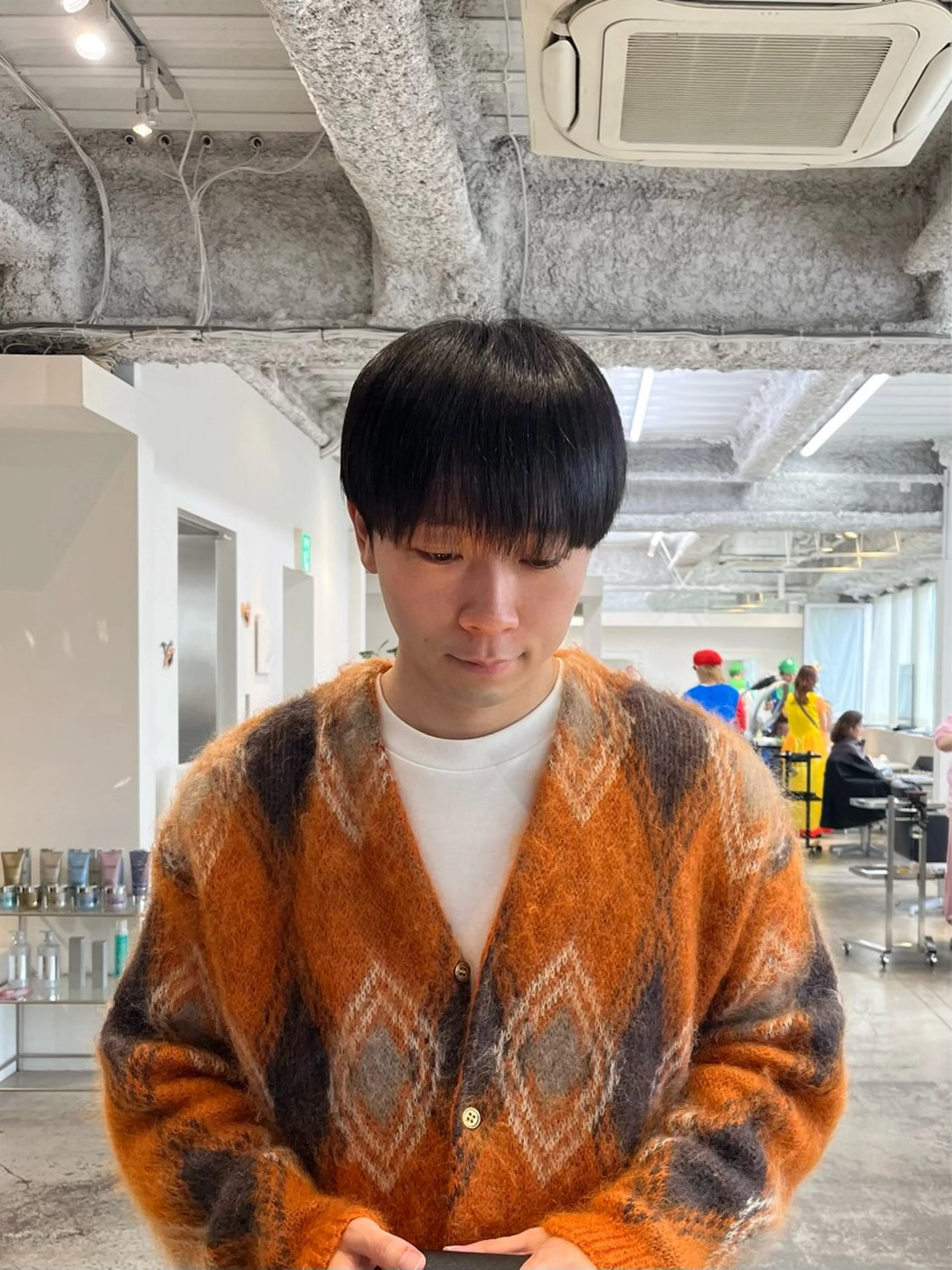 メンズ カット 縮毛矯正 ANY/メンズ特化/ シバヤ　ユウキのヘアスタイル