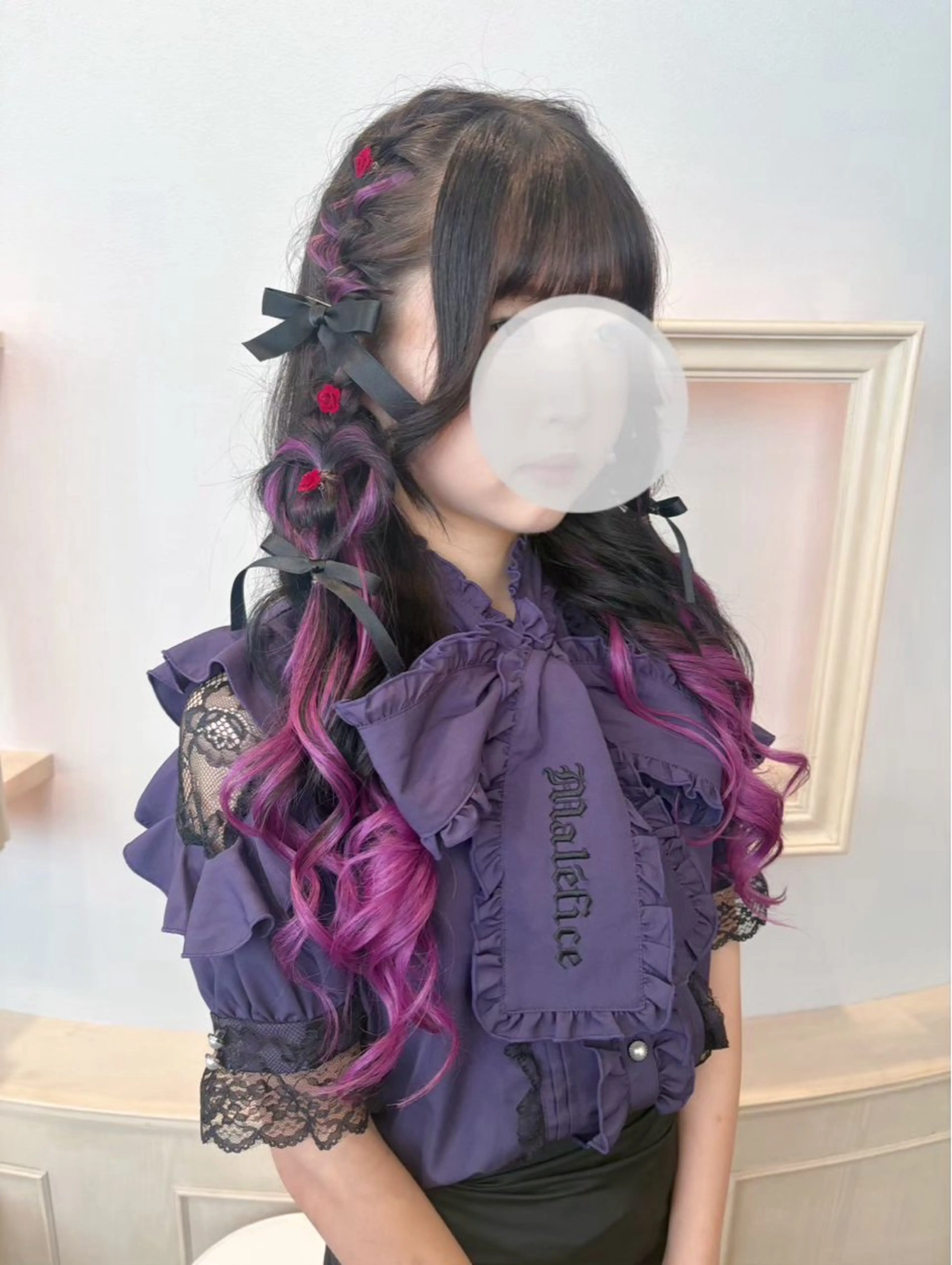 ヘアアレンジ ヘアメ💎横浜🪽 推し活 さな👶🏻のヘアスタイル