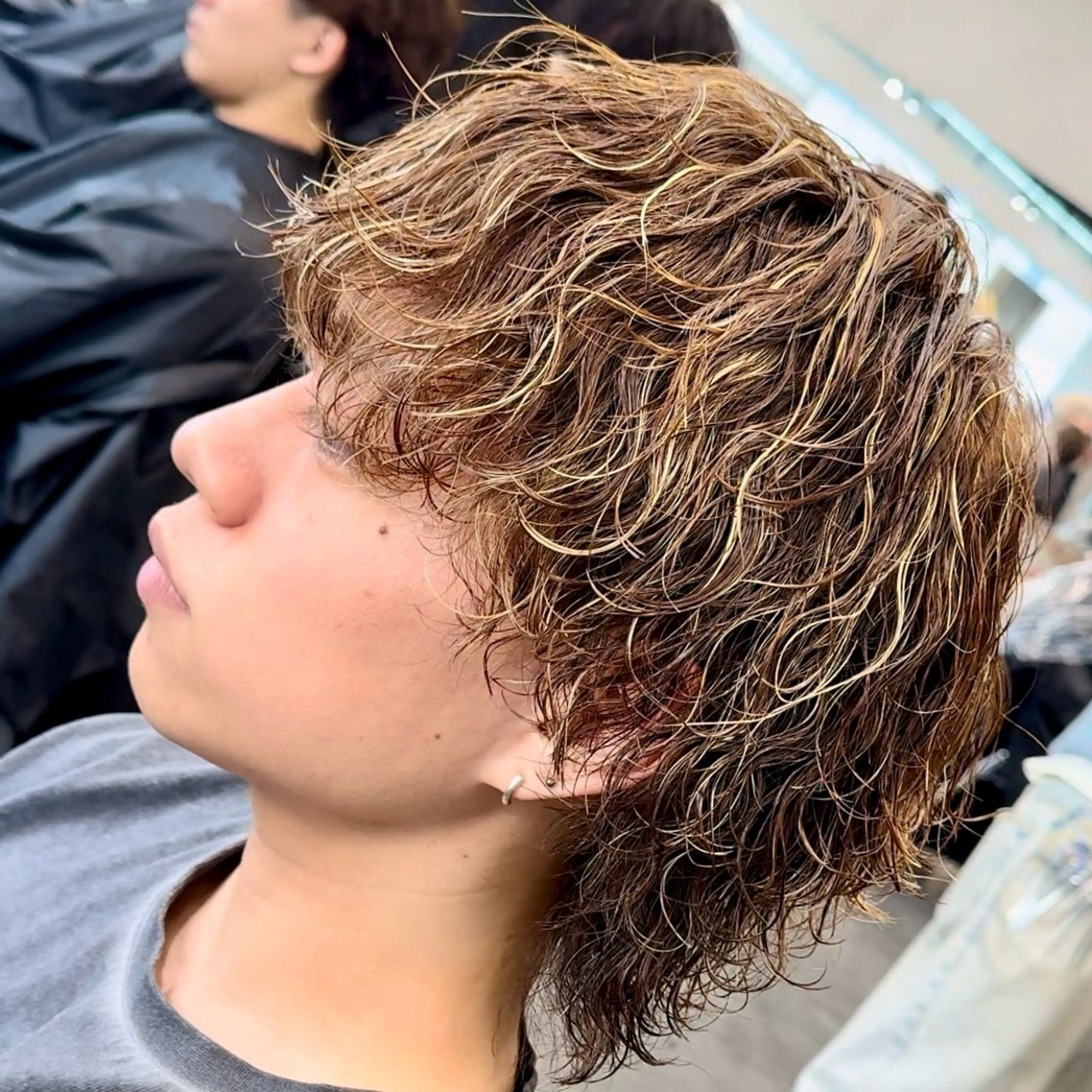 ミディアム カラー ヘアアレンジ メンズ fifth 石川 凪のヘアスタイル