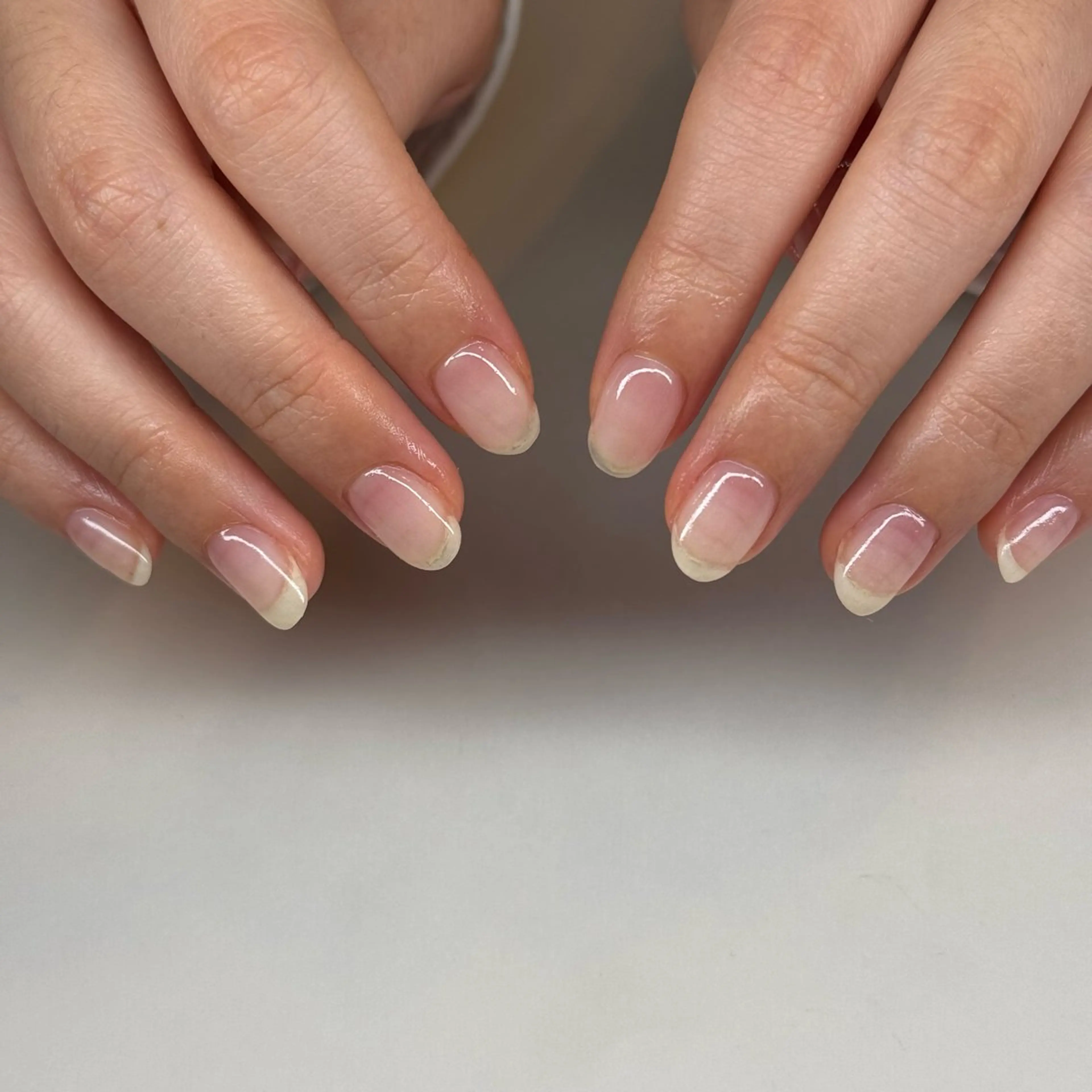 ネイル クリアネイル ジェルネイル ワンカラーネイル filonnail harunaのネイルデザイン