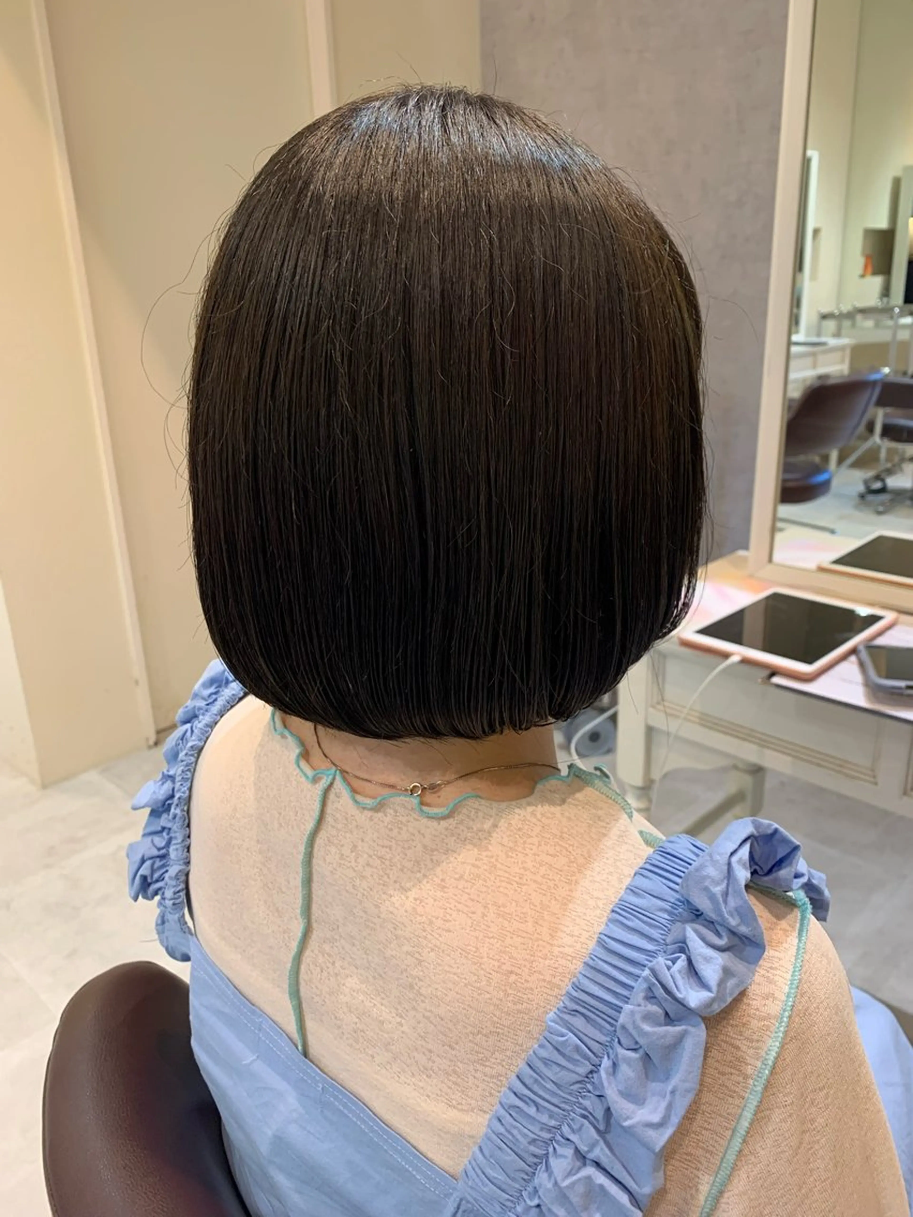 ミディアム カット ヘアカラー トリートメント SALOWIN名古屋栄店所属・Yuuki🌷名古屋 栄 カラー/ボブのヘアスタイル