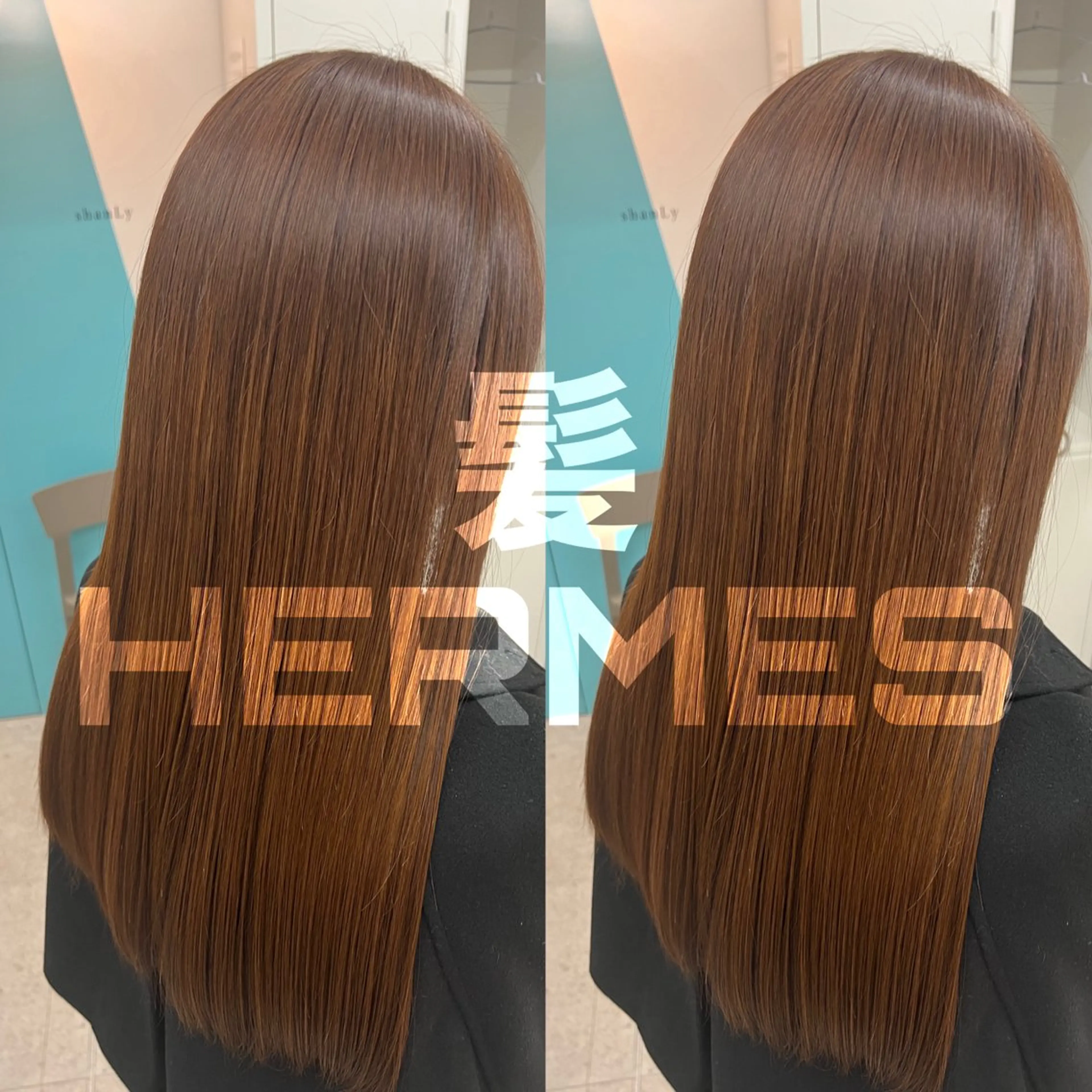 セミロング カット ヘアカラー トリートメント ヘッドスパ 美容師っぽくないけど 上手いんだなぁ🐭のヘアスタイル