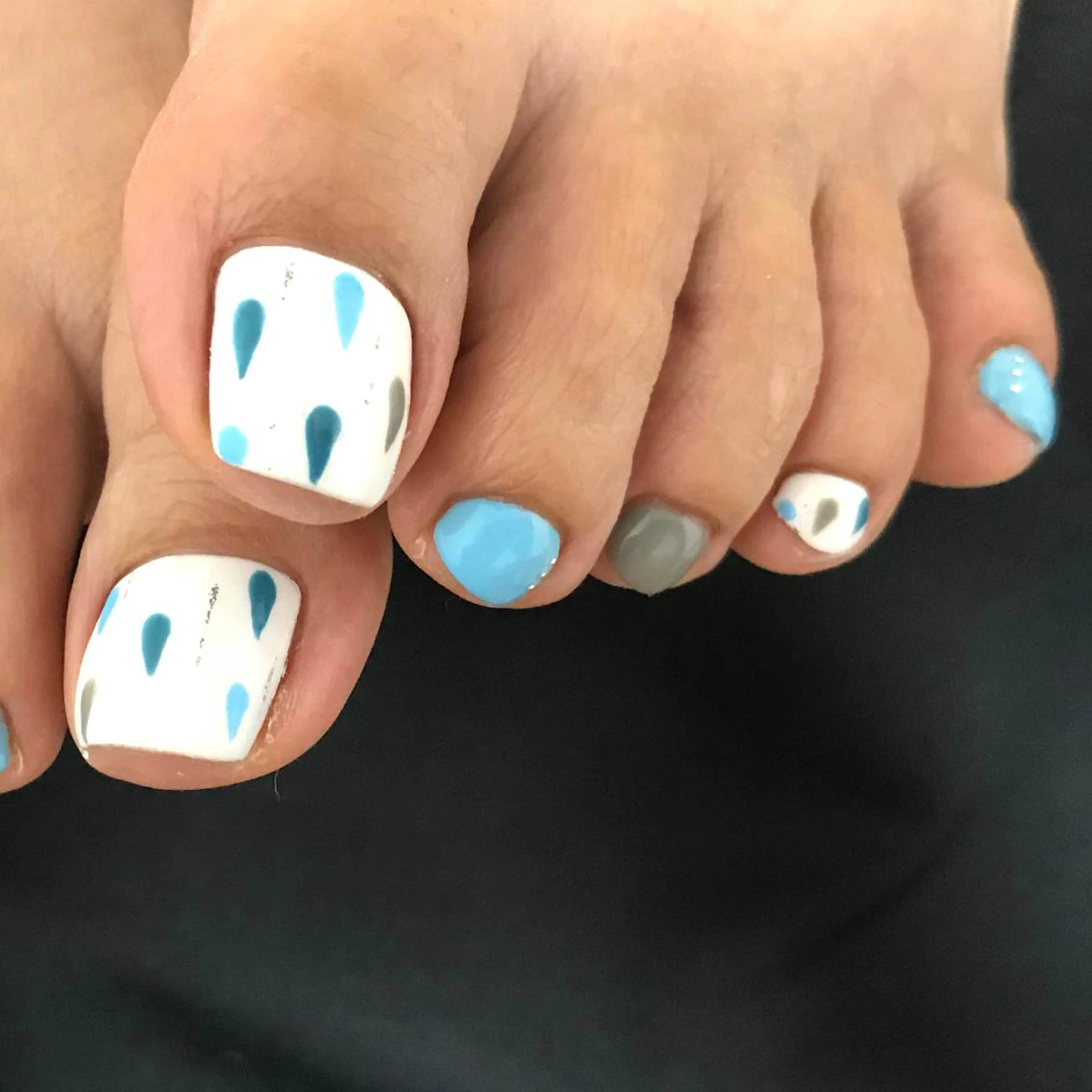 ネイル フットネイル 夏ネイル フットネイル ステラ marikominoのネイルデザイン