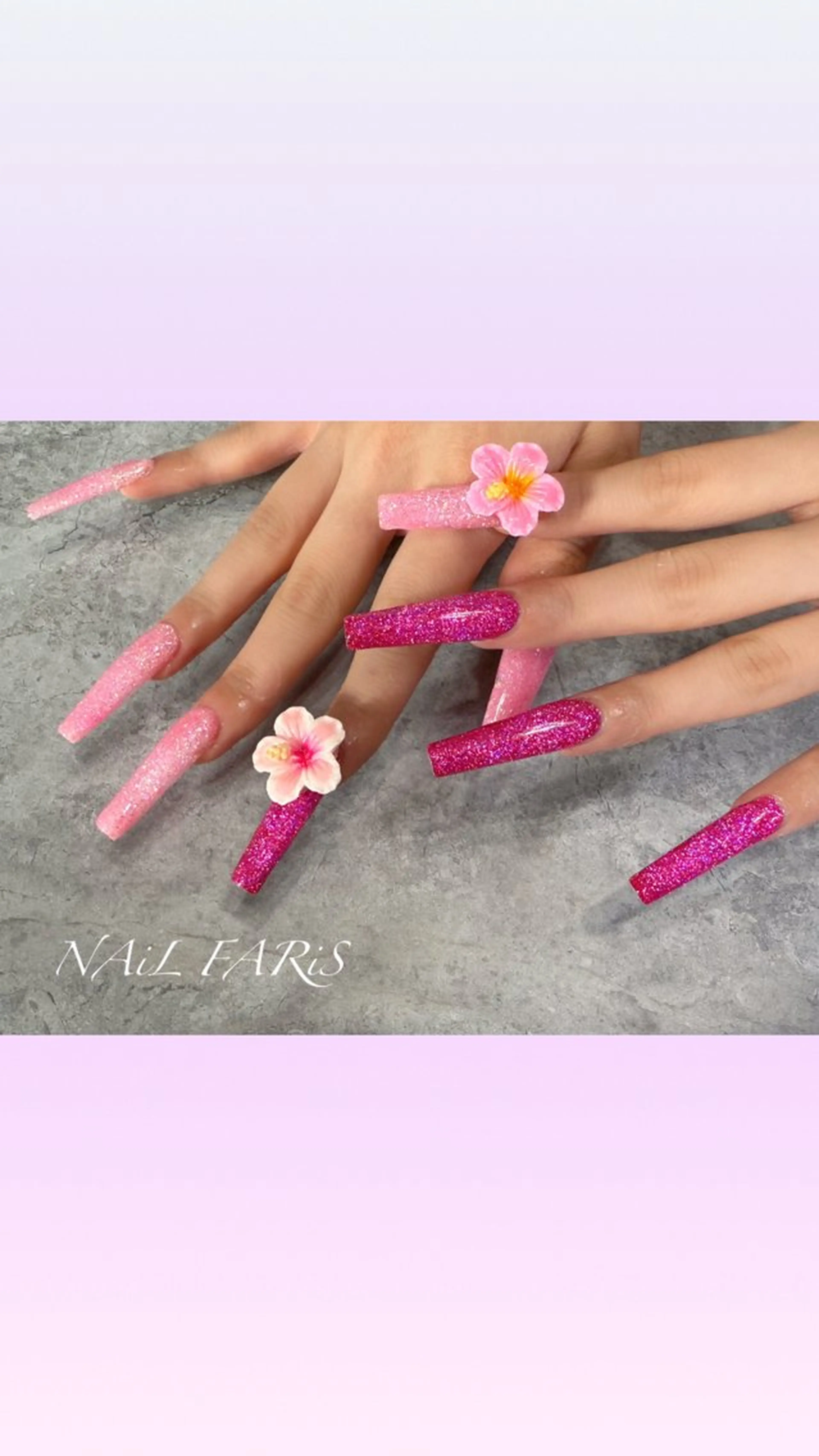 ネイル ロングネイル NAiL FARiS Megのネイルデザイン