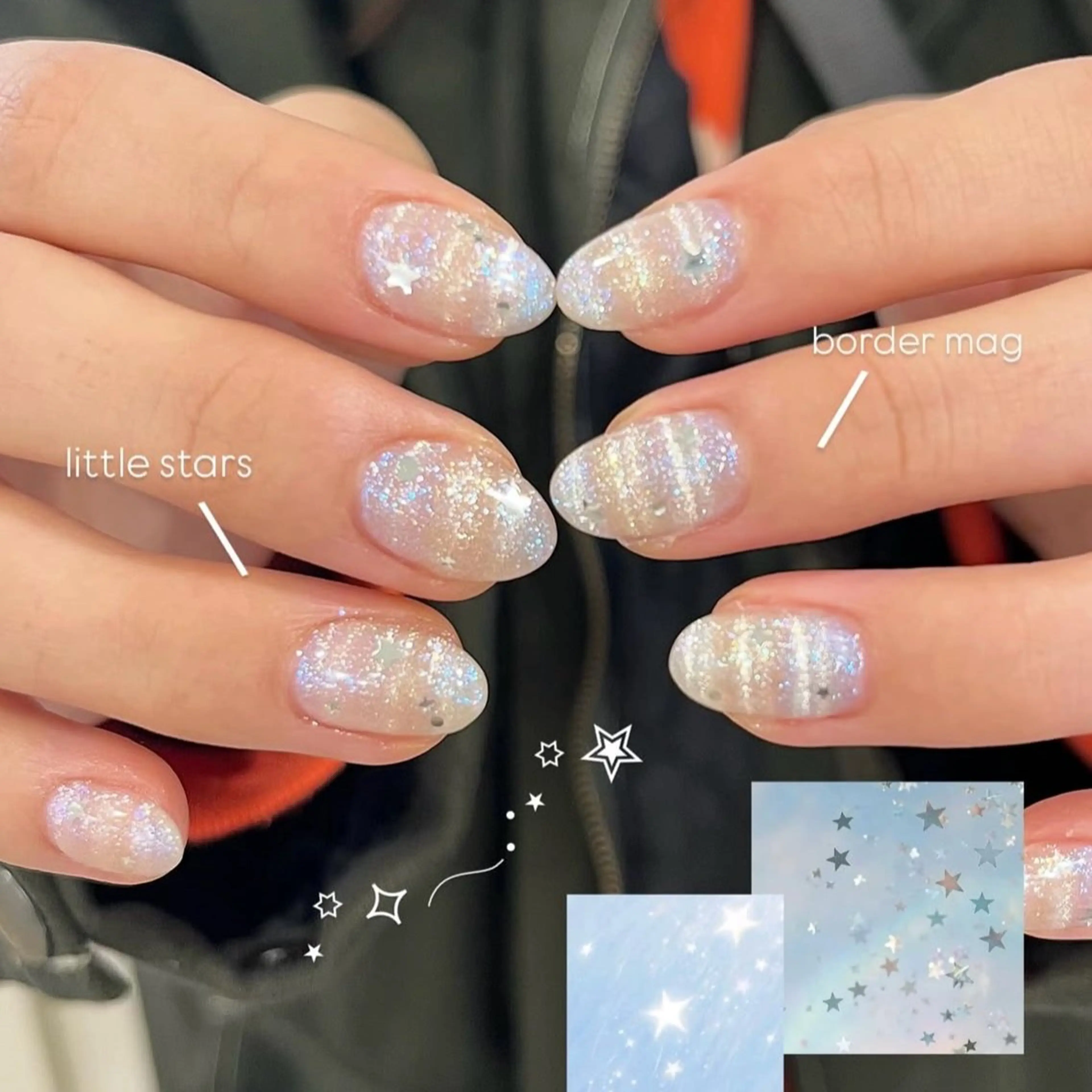 ネイル マグネットネイル ハンドネイル neige/ hamanoのネイルデザイン