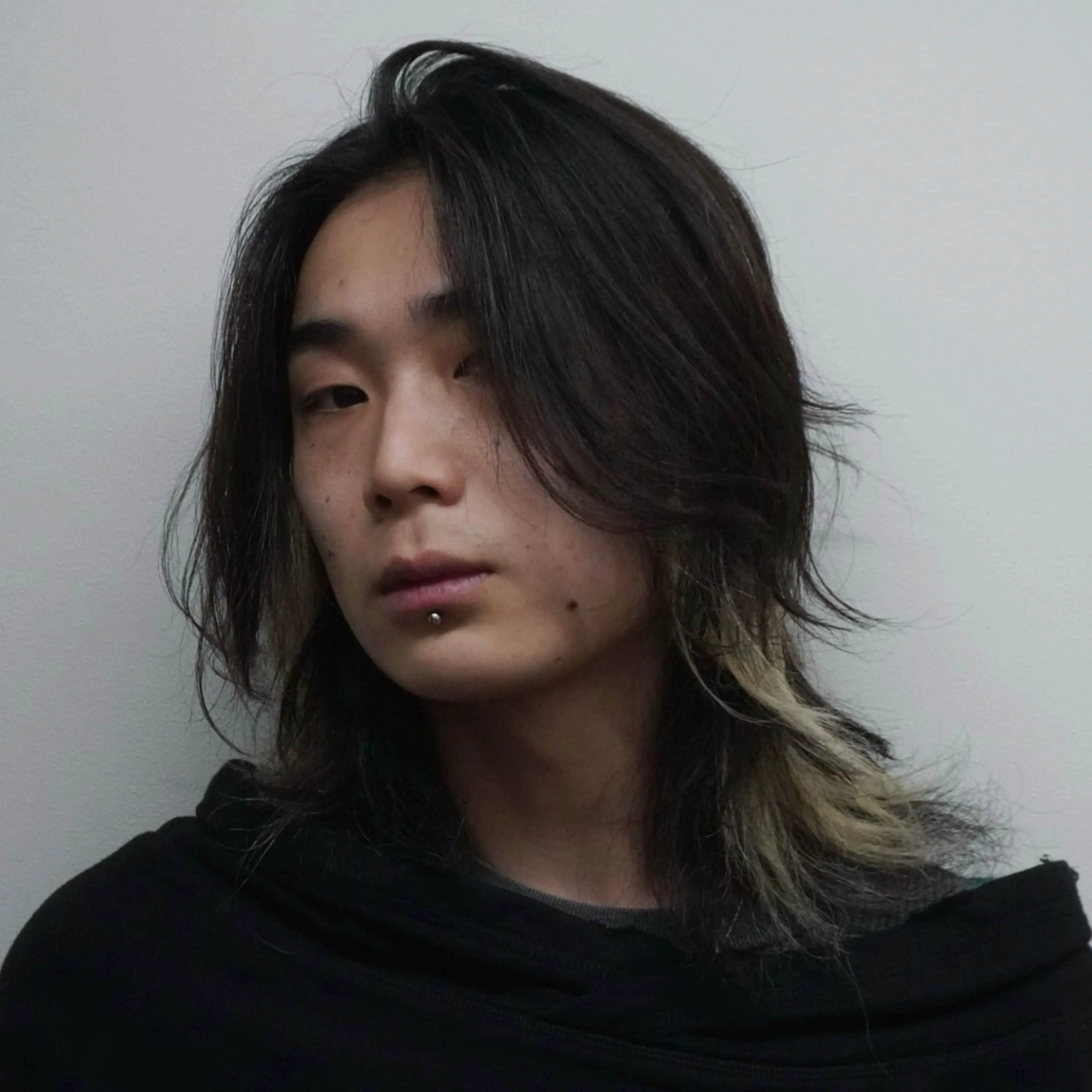 メンズ カット パーマ RIKU/毛流れ ヘア×眉ワックスのヘアスタイル