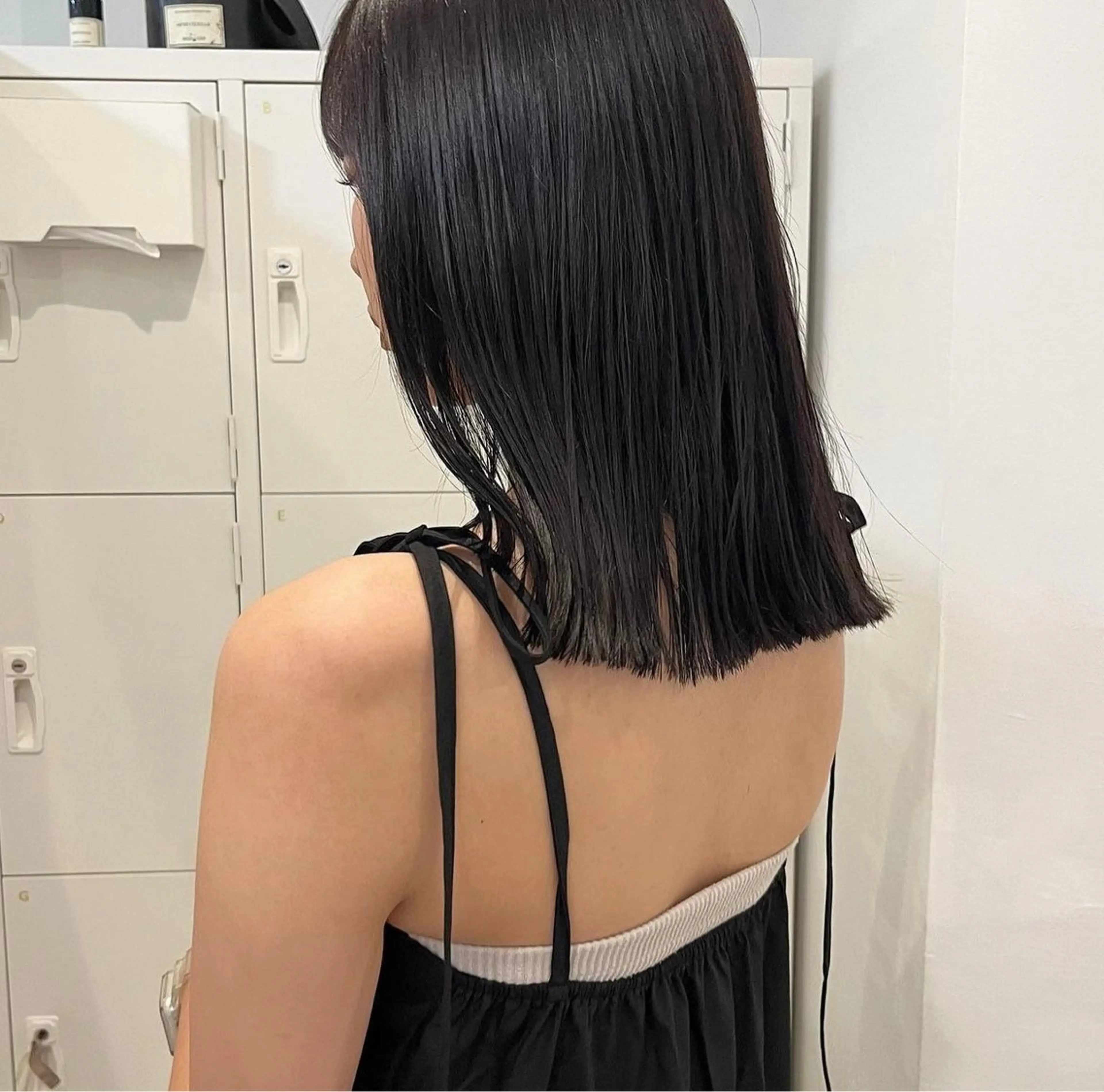 セミロング カラー 韓国風ヘア レイヤーカット カット トリートメント 透明感カラー/ボブ/ yuukaのヘアスタイル