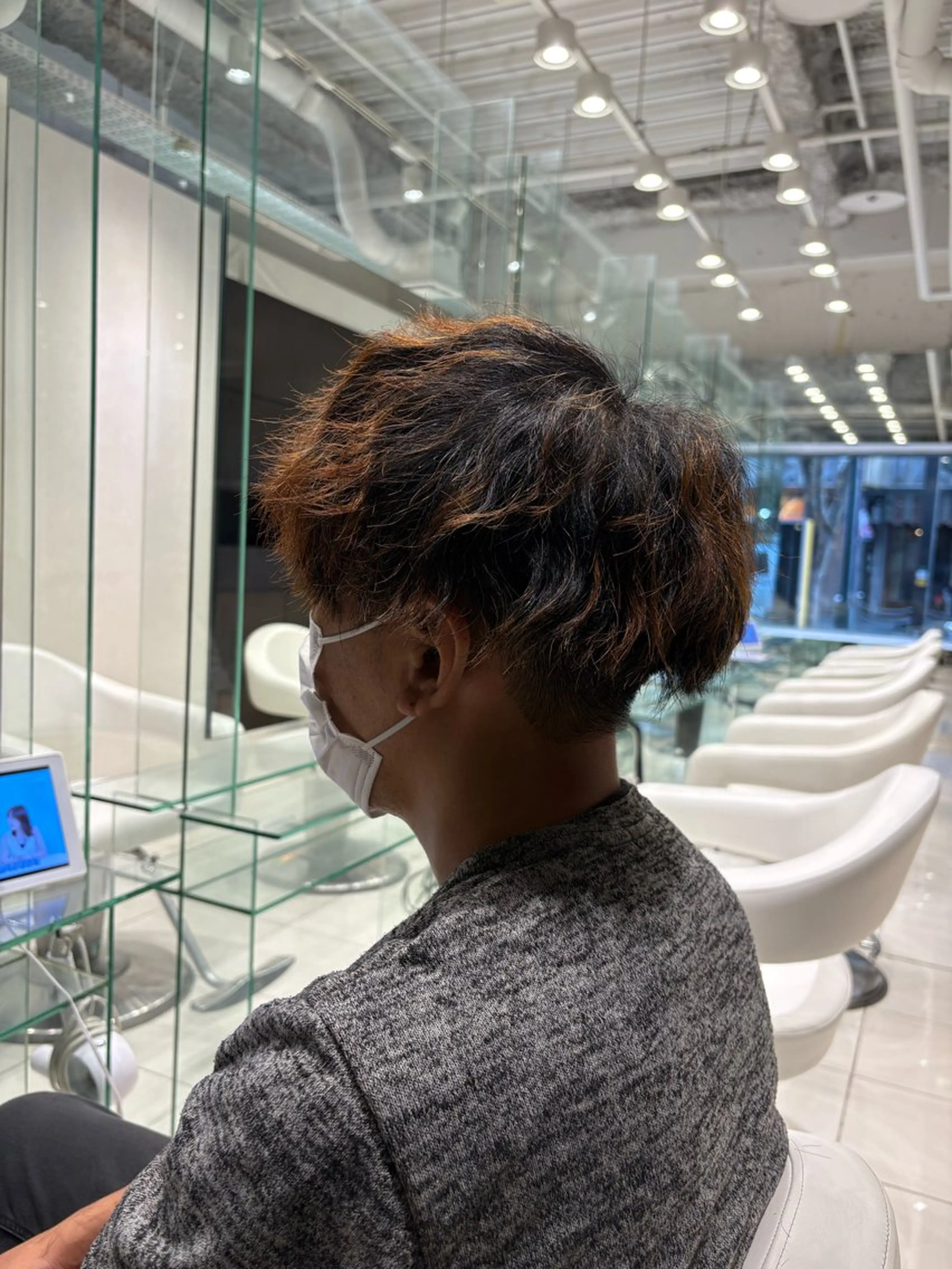 メンズ メンズパーマ 大河 由依のヘアスタイル