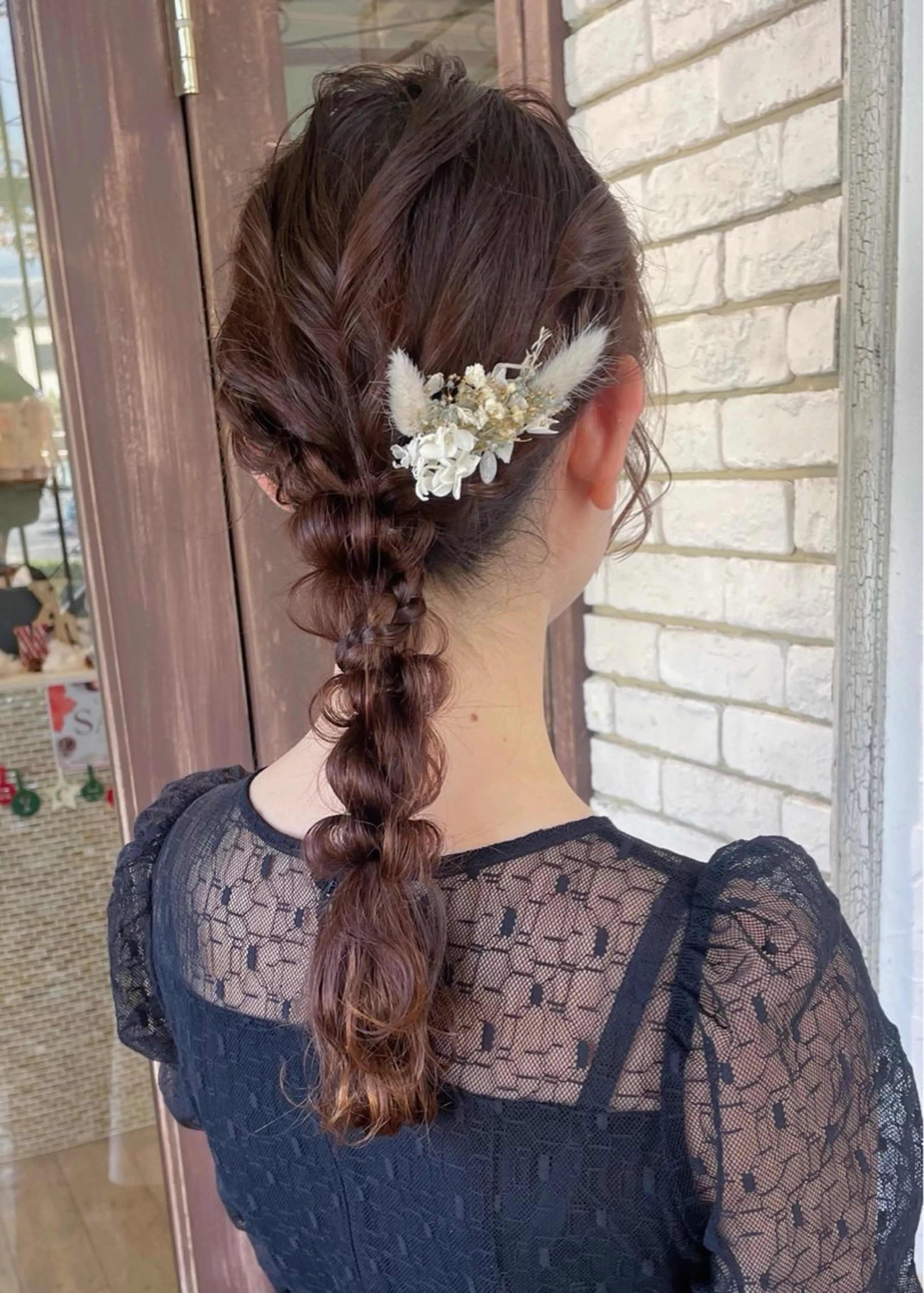 ヘアアレンジ 色落ちまで可愛い🩷 透明感🩵安江理緒のヘアスタイル