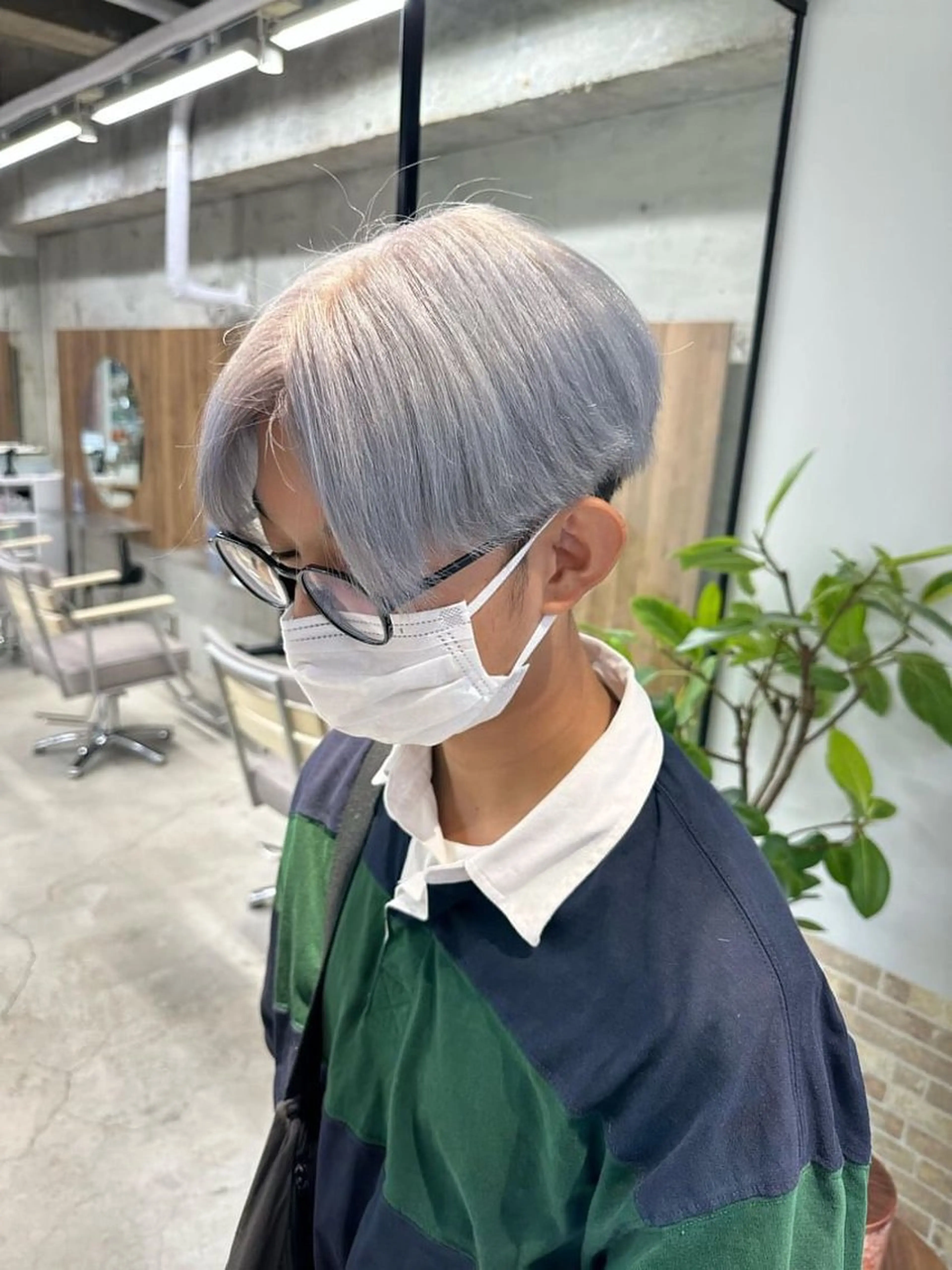 【☀️ブリーチダブルカラー➕ファイバートリートメント☀️】の写真