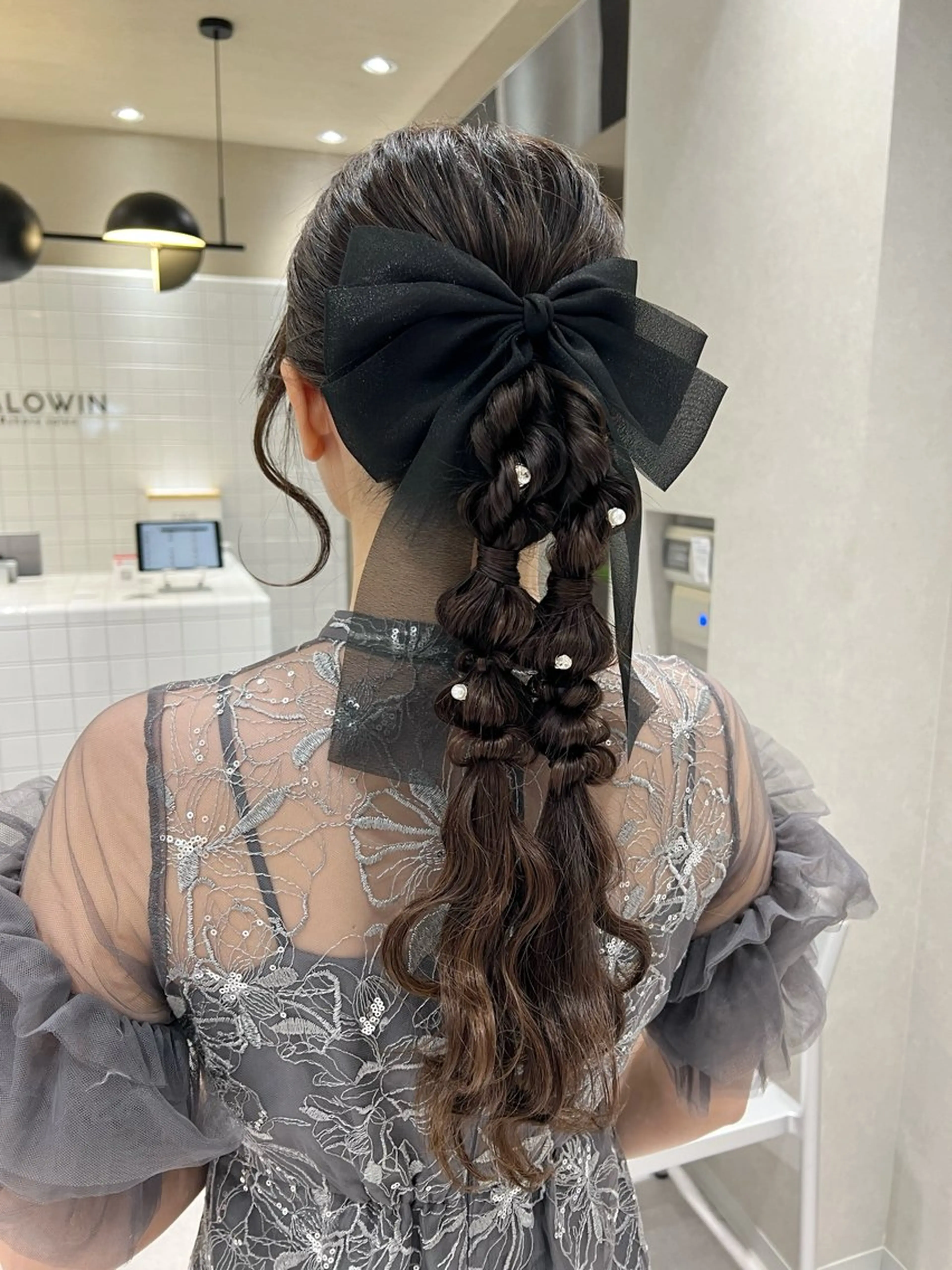 ロング カラー ヘアアレンジ ロング ヘアセット 新宿color🐝 AYAKA🌈💖のヘアスタイル