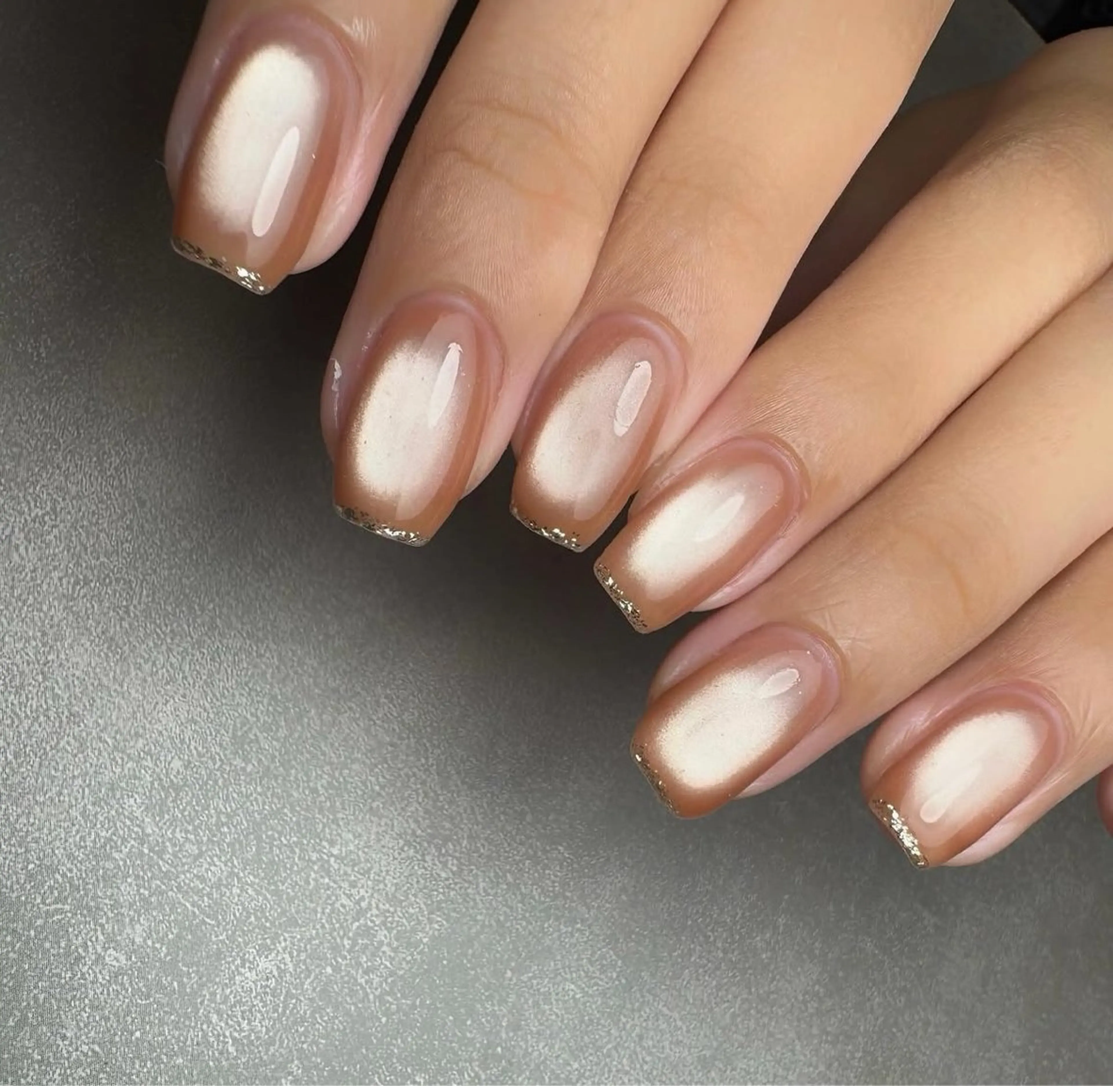 ネイル 持ち込み ニュアンスネイル シンプルネイル 春ネイル 藤崎歩美 /自宅サロンのネイルデザイン