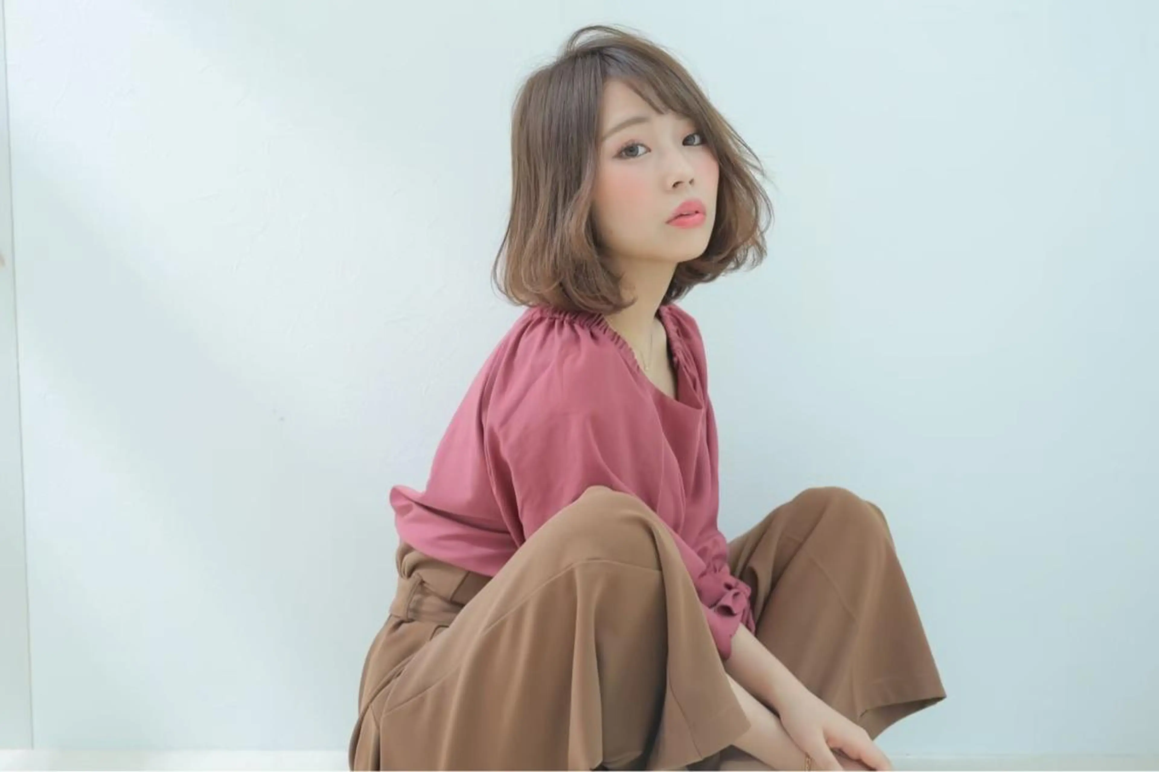 ミディアム 韓国ヘア🕊村上 ののこ🕊のヘアスタイル