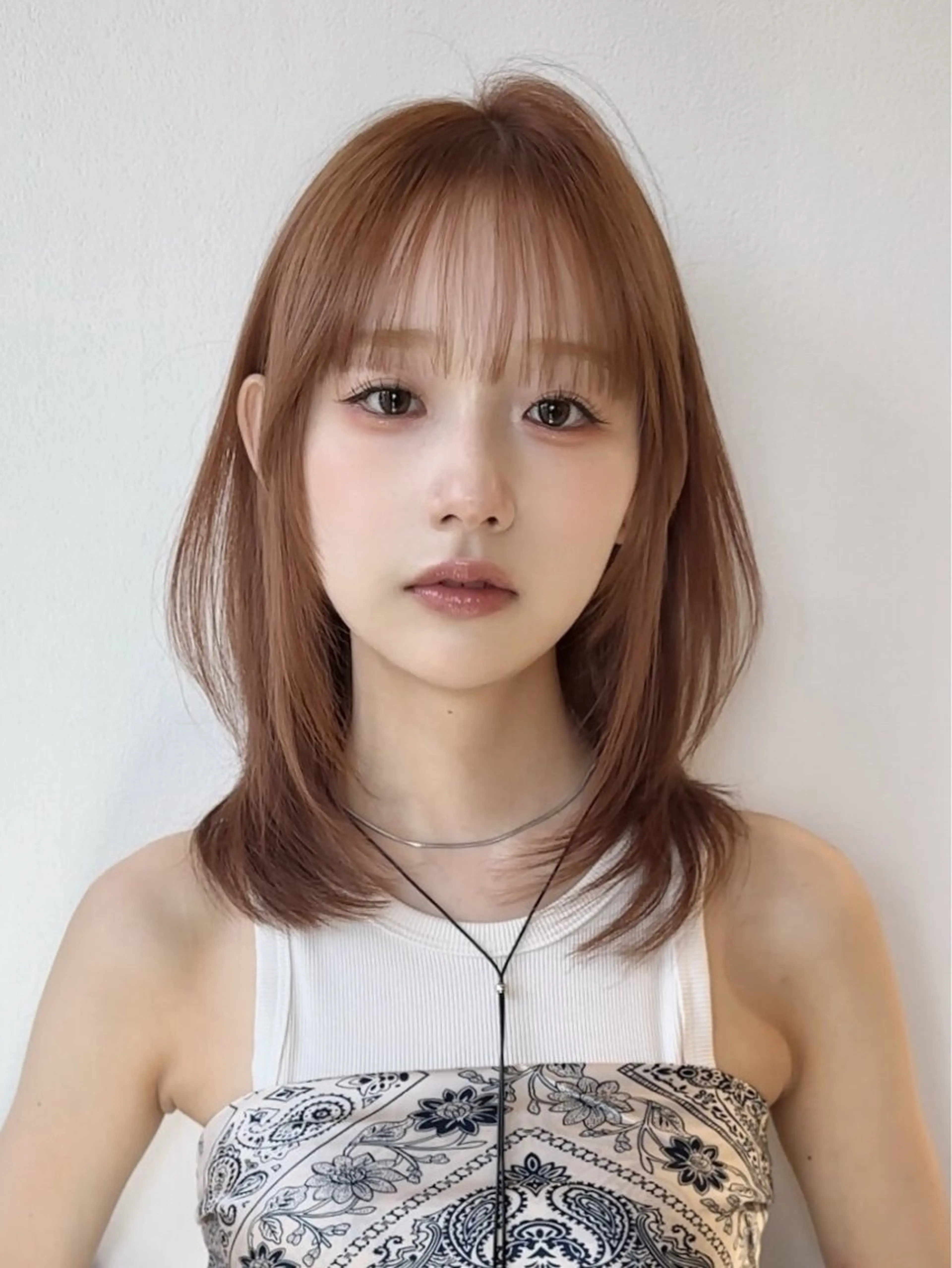 ミディアム カラー カット ヘアカラー トリートメント Lond Bloom 天神ショート/ボブのヘアスタイル