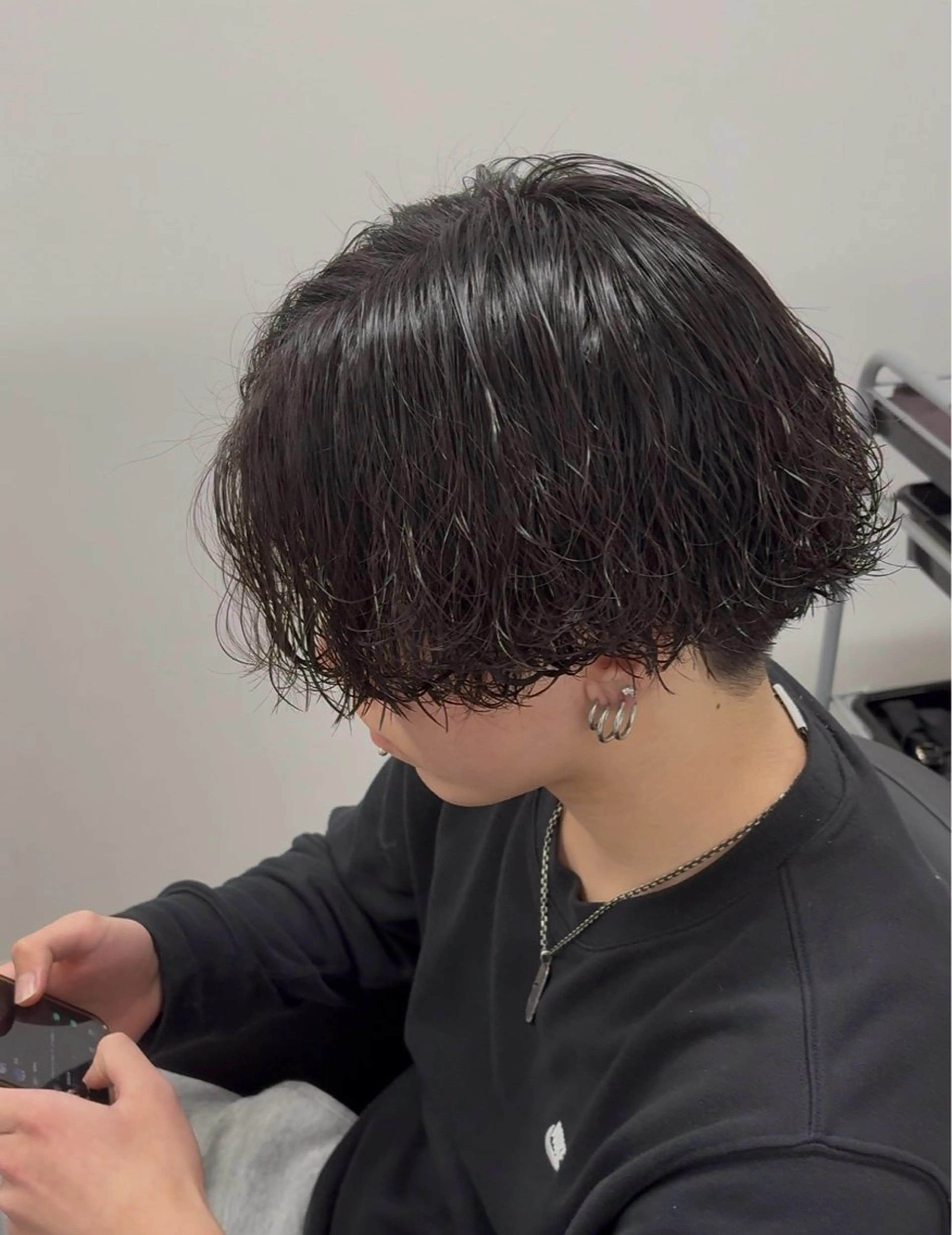 パーマ カット パーマ ヘッドスパ ケアパーマ/波巻き/ プードル/武田一馬のヘアスタイル