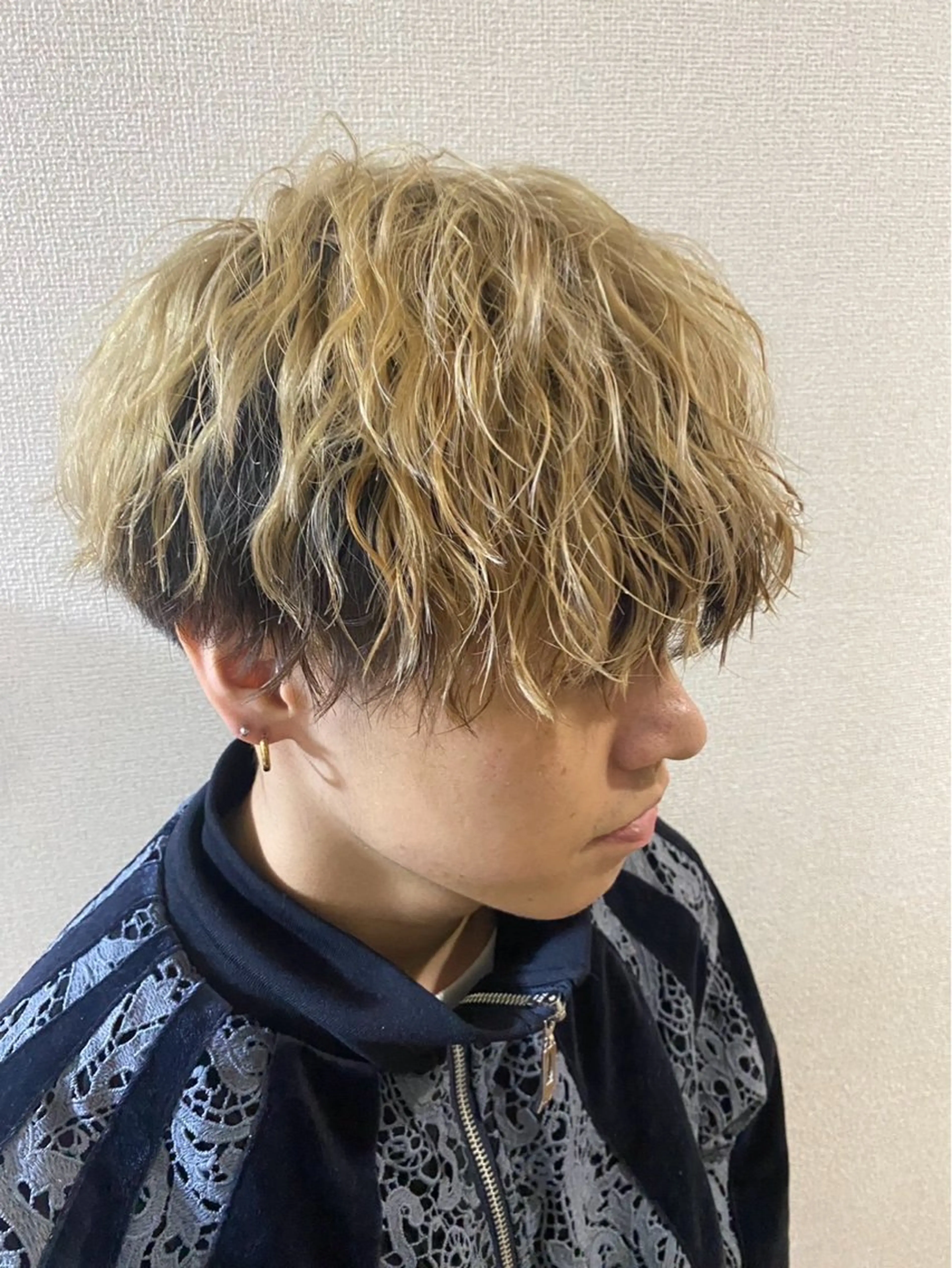 メンズ マッシュ メンズパーマ メンズツイストパーマ ツイストパーマ カット ロゼ 神田 雅春のヘアスタイル