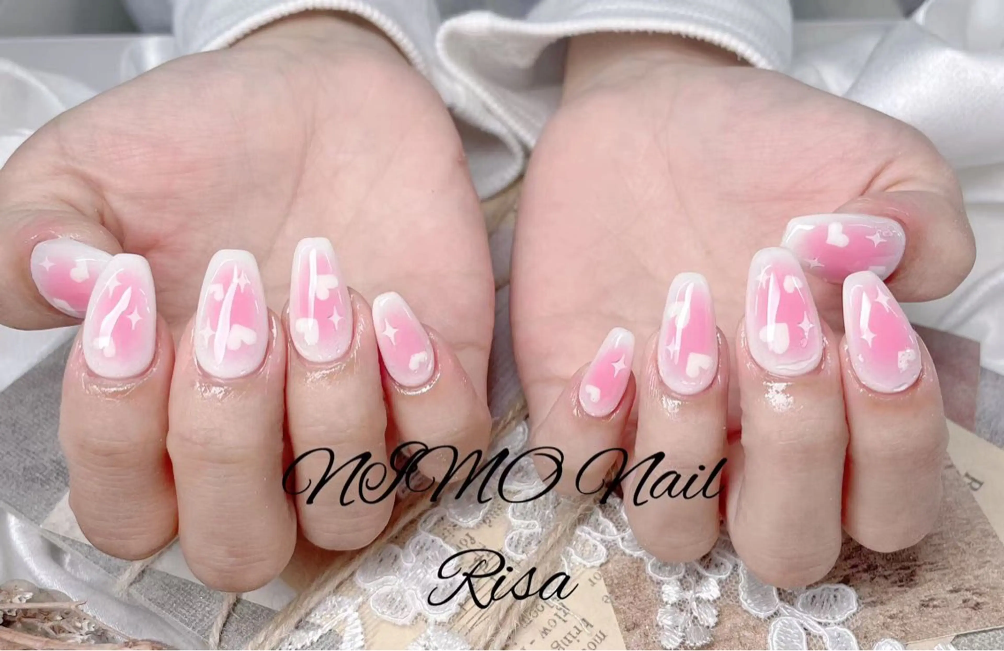 ネイル クリアネイル 長さ出し フットネイル フレンチネイル ジェルネイル RI SA☀️ リサのネイルデザイン
