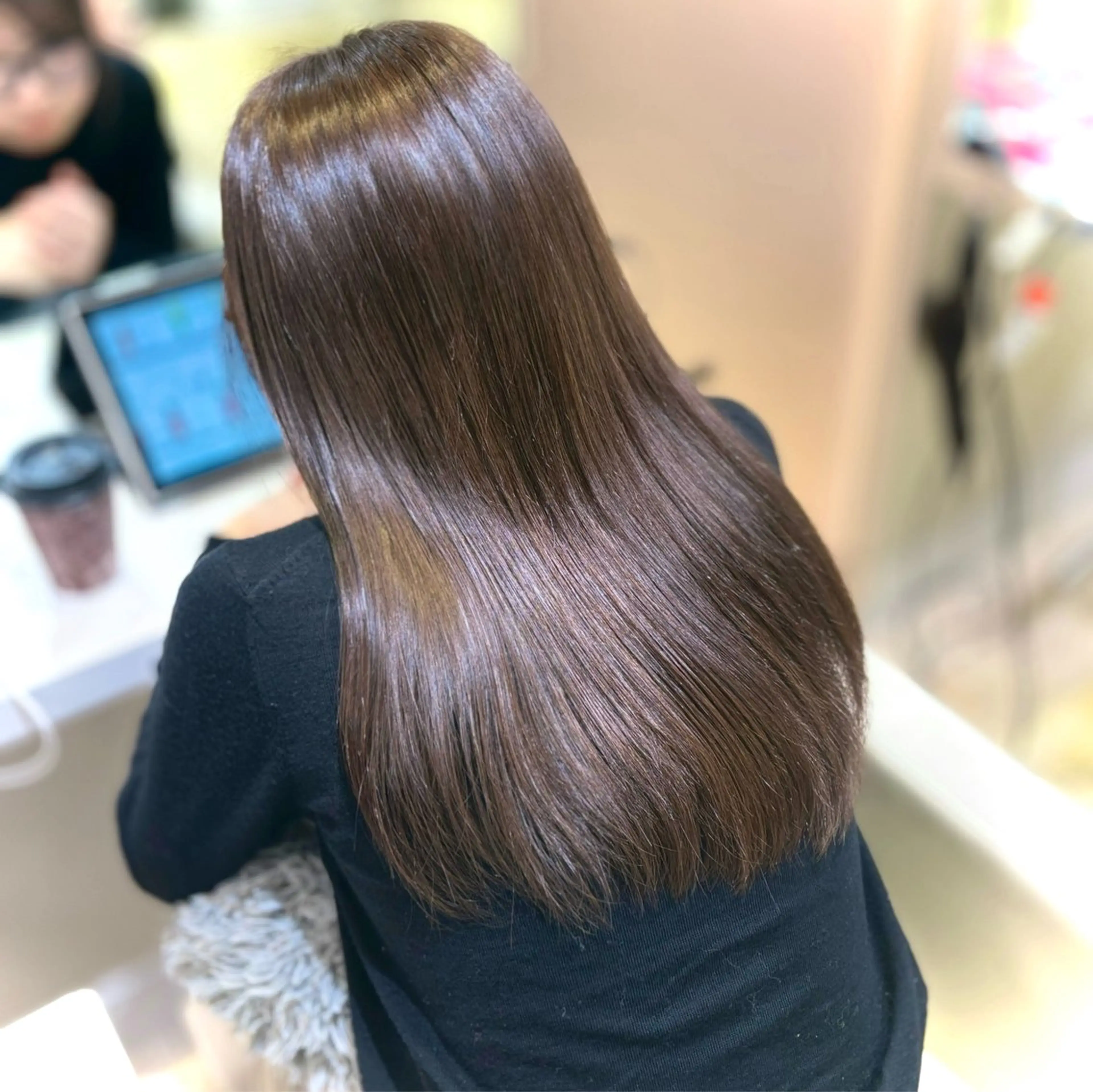 ロング カット ヘアカラー トリートメント 新宿/艶カラー 🎀エクステKANAのヘアスタイル