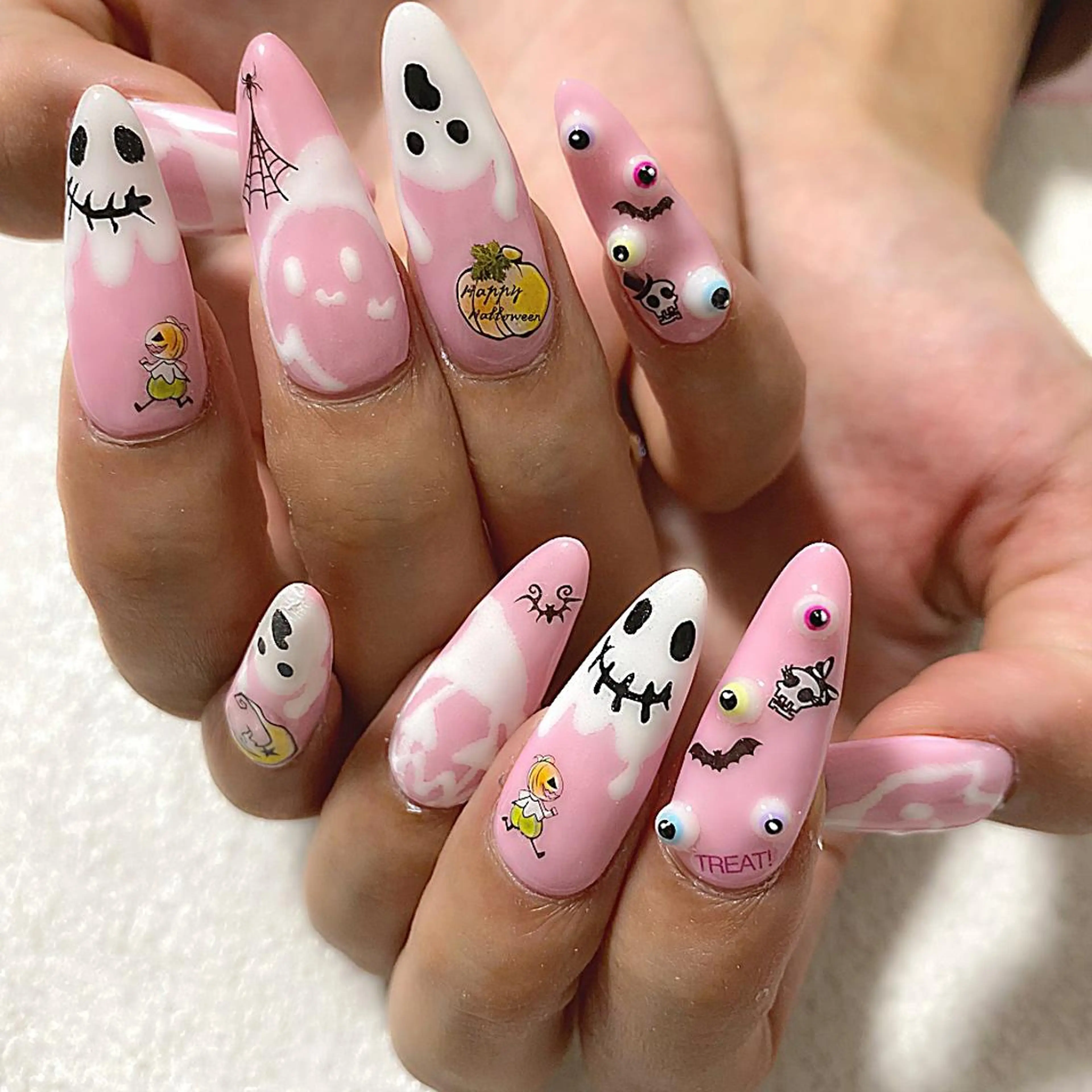ネイル ハロウィン ハンドネイル nail l_yukiのネイルデザイン